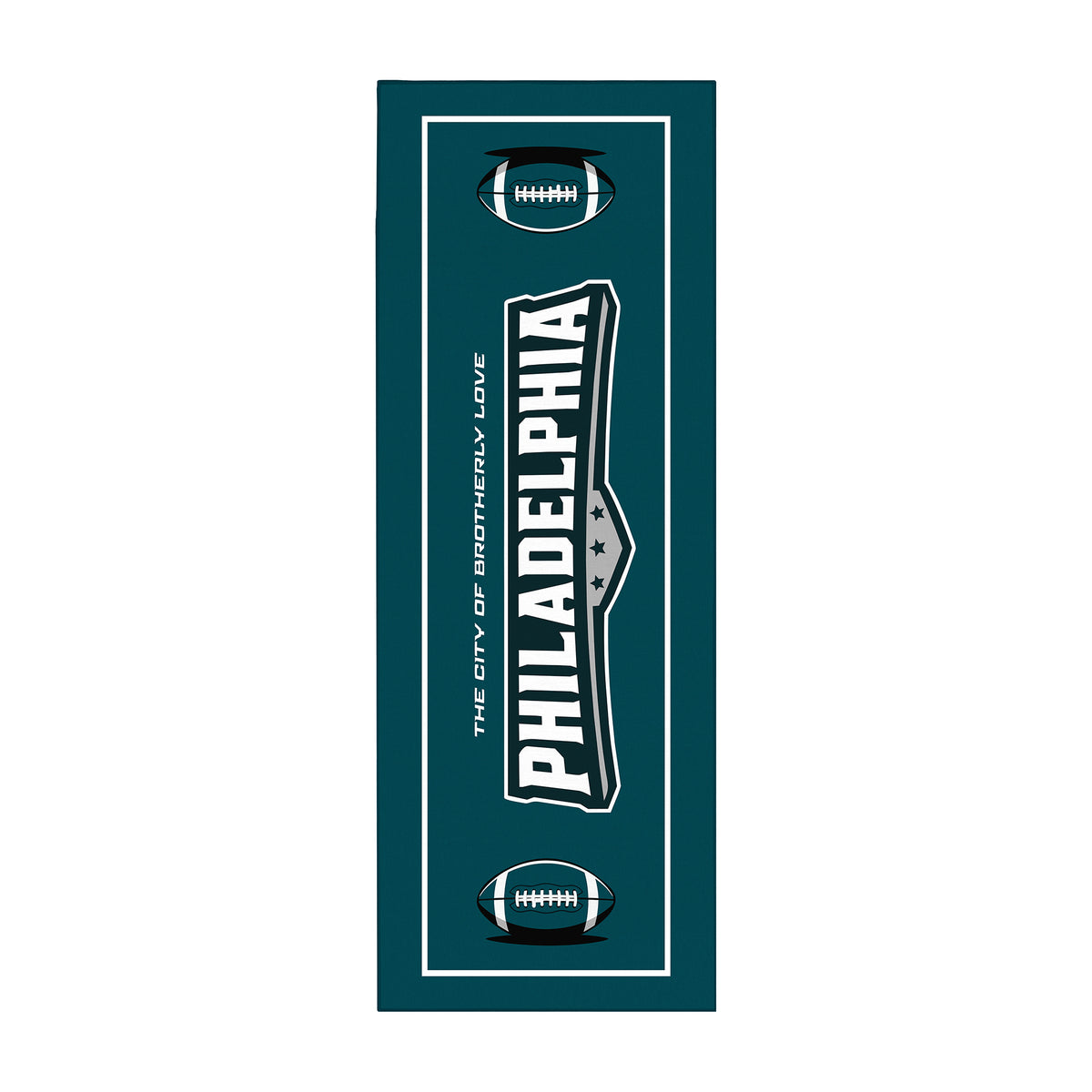 Philadelphia Football Machine Washable Rug