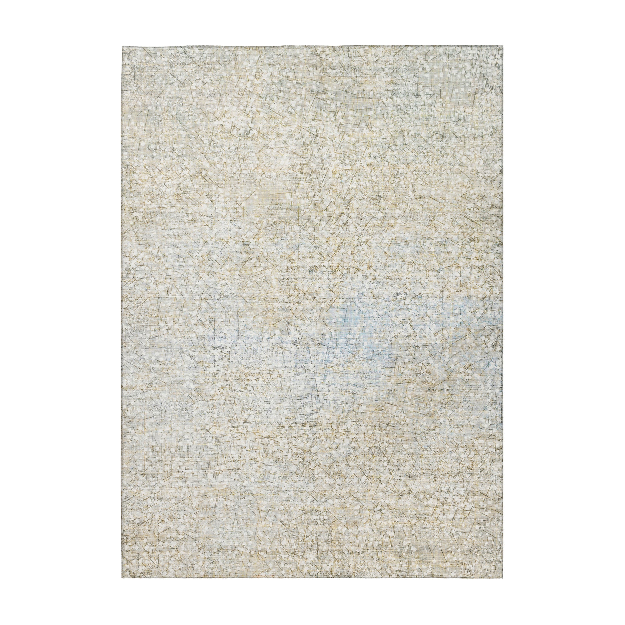 Sotho Beige Bedroom Washable Rug