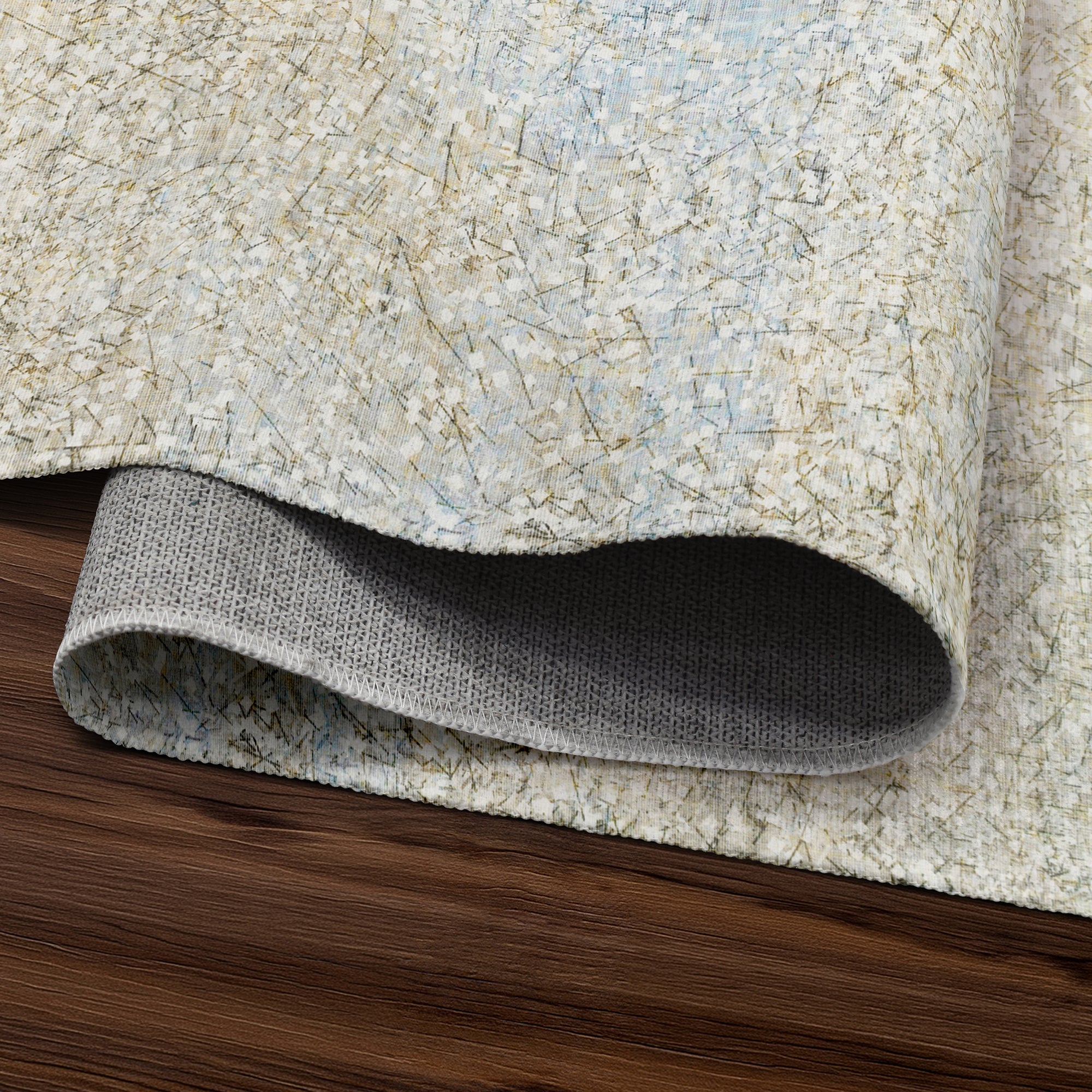 Sotho Beige Bedroom Washable Rug