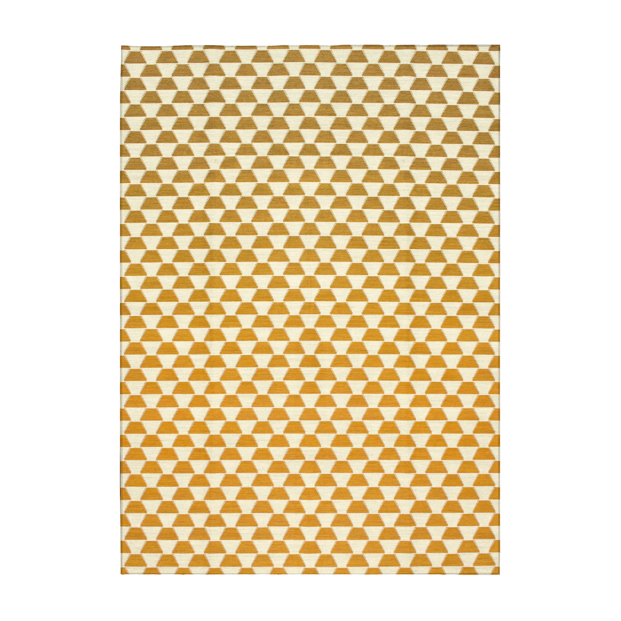Yanis Yellow Gold Bedroom Washable Rug