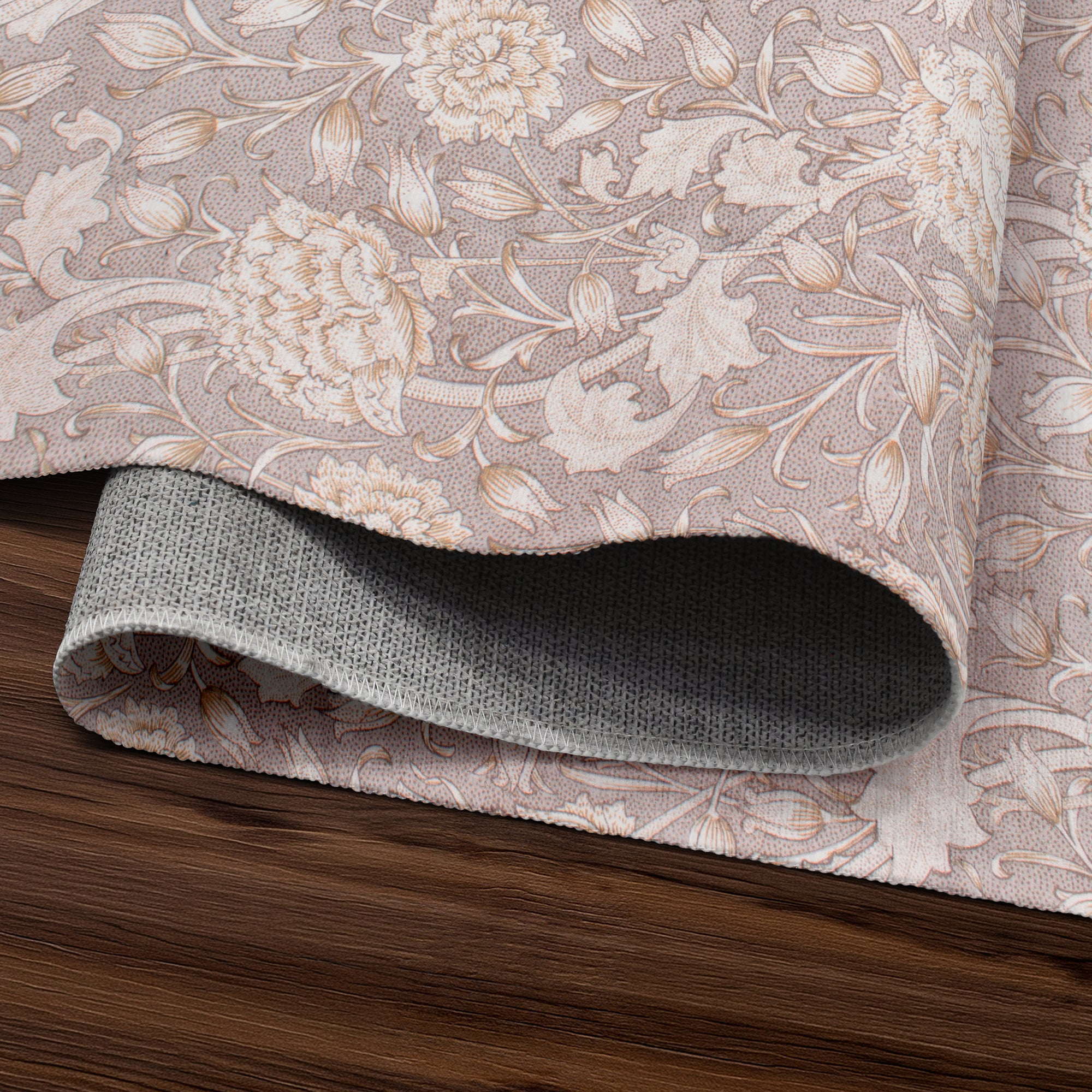 Kalini Floral Natural Washable Rug