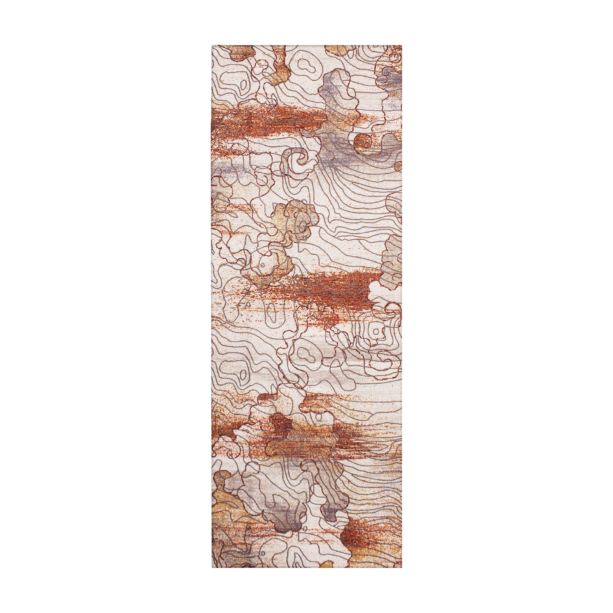 Vienna Abstract Natural Washable Rug