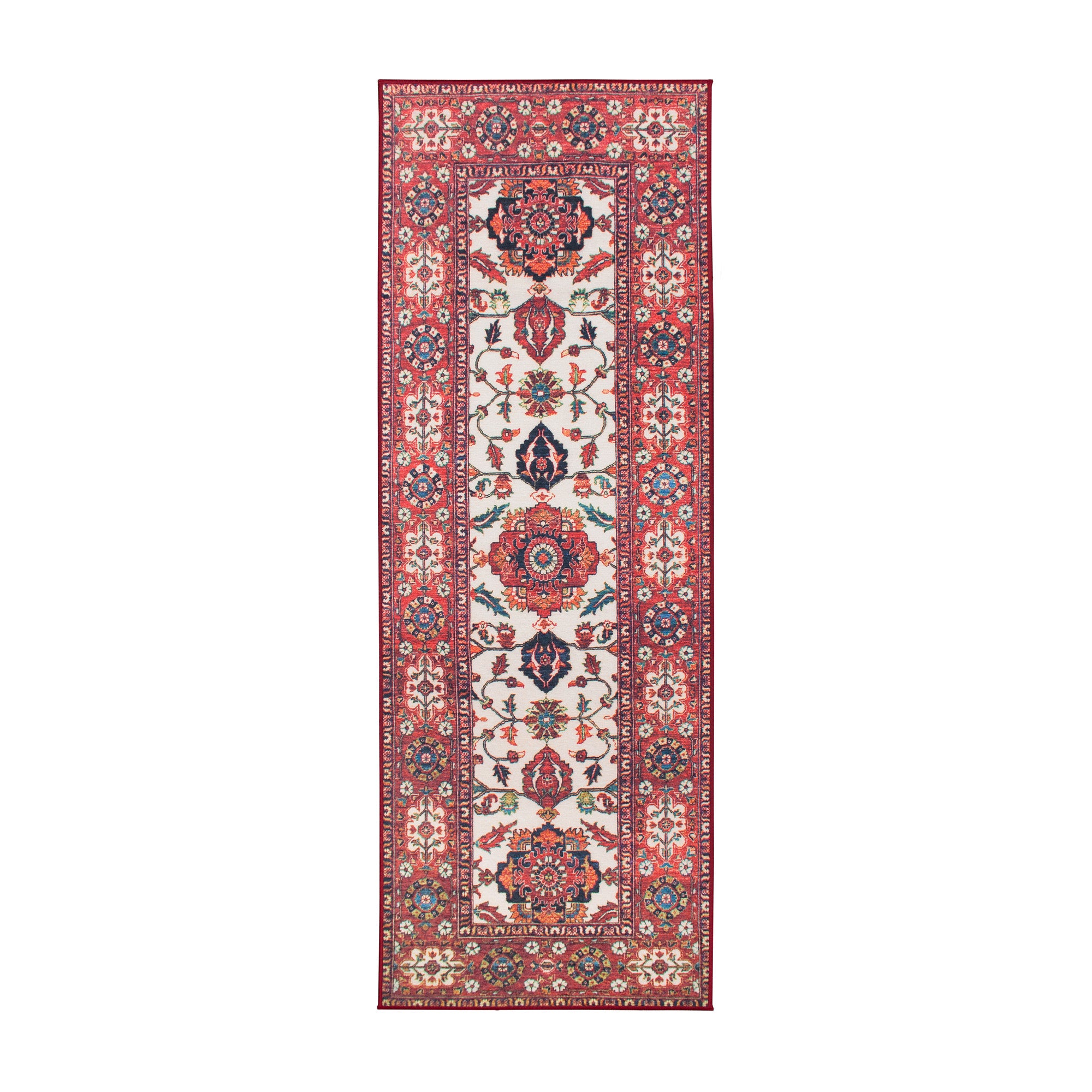 Ramage Maroon Washable Rug