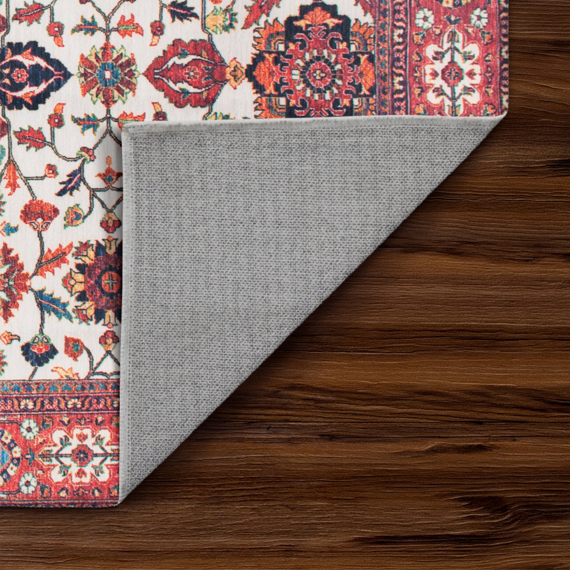 Ramage Maroon Washable Rug