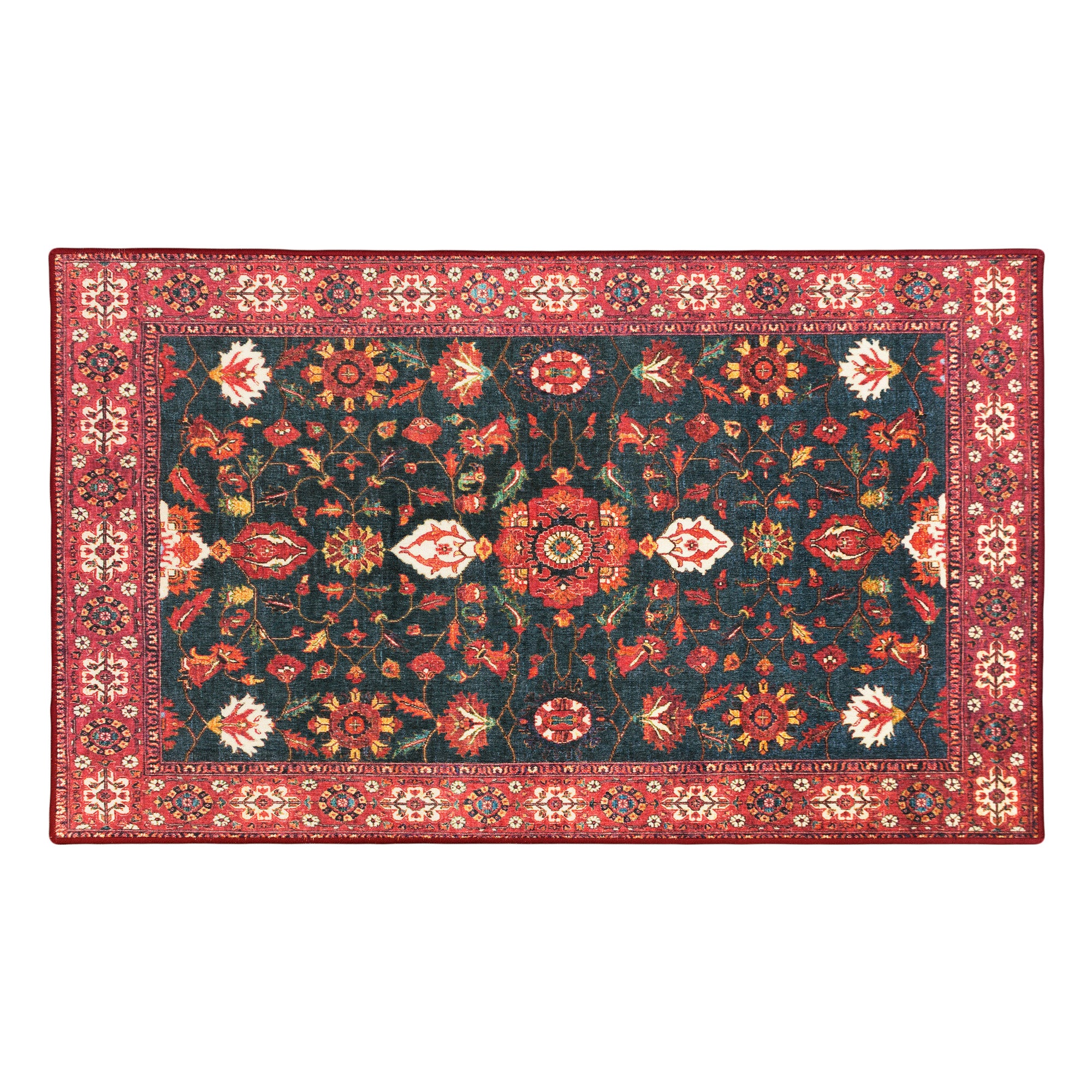 Ramage Indigo Washable Rug