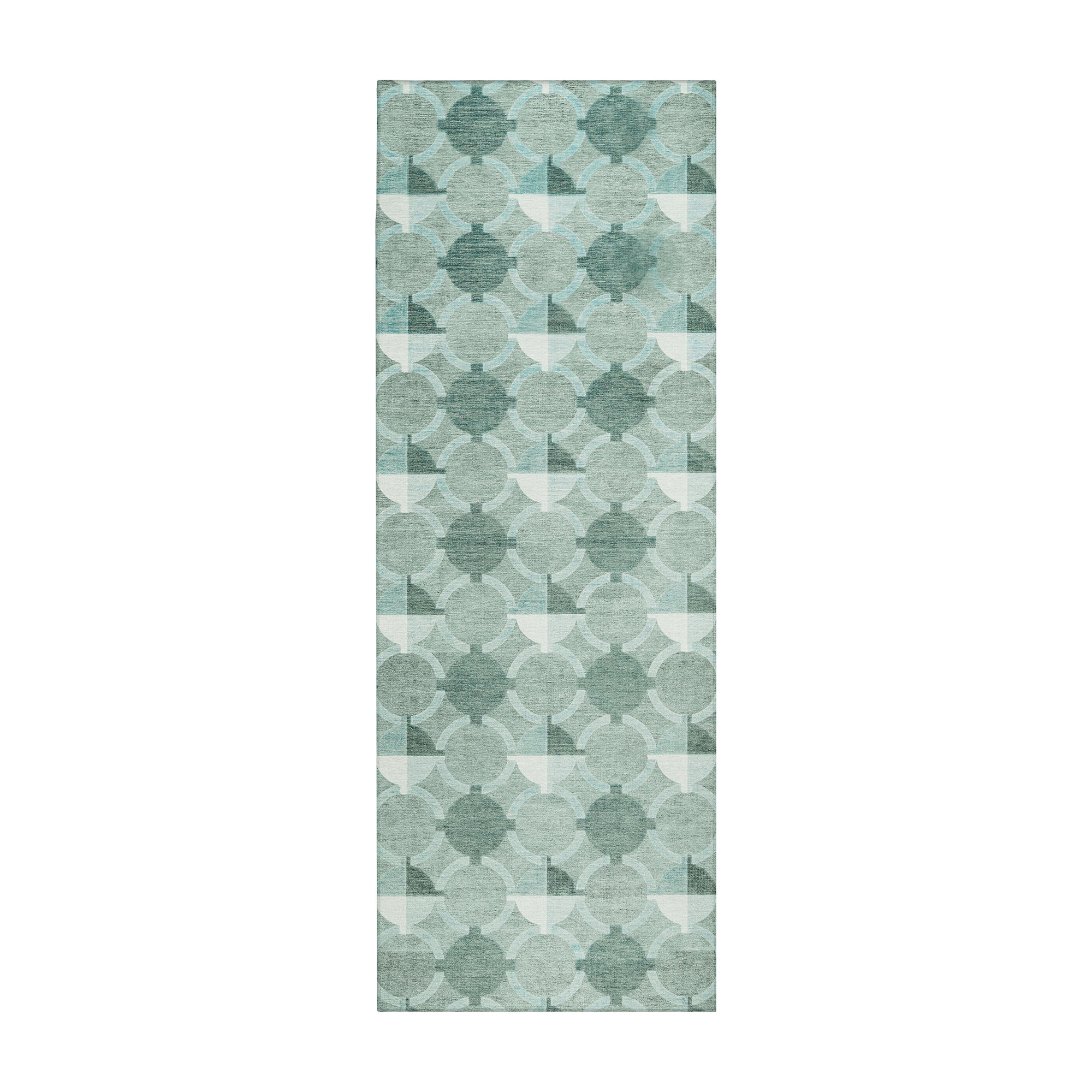 Dula Light Sage Green Washable Rug