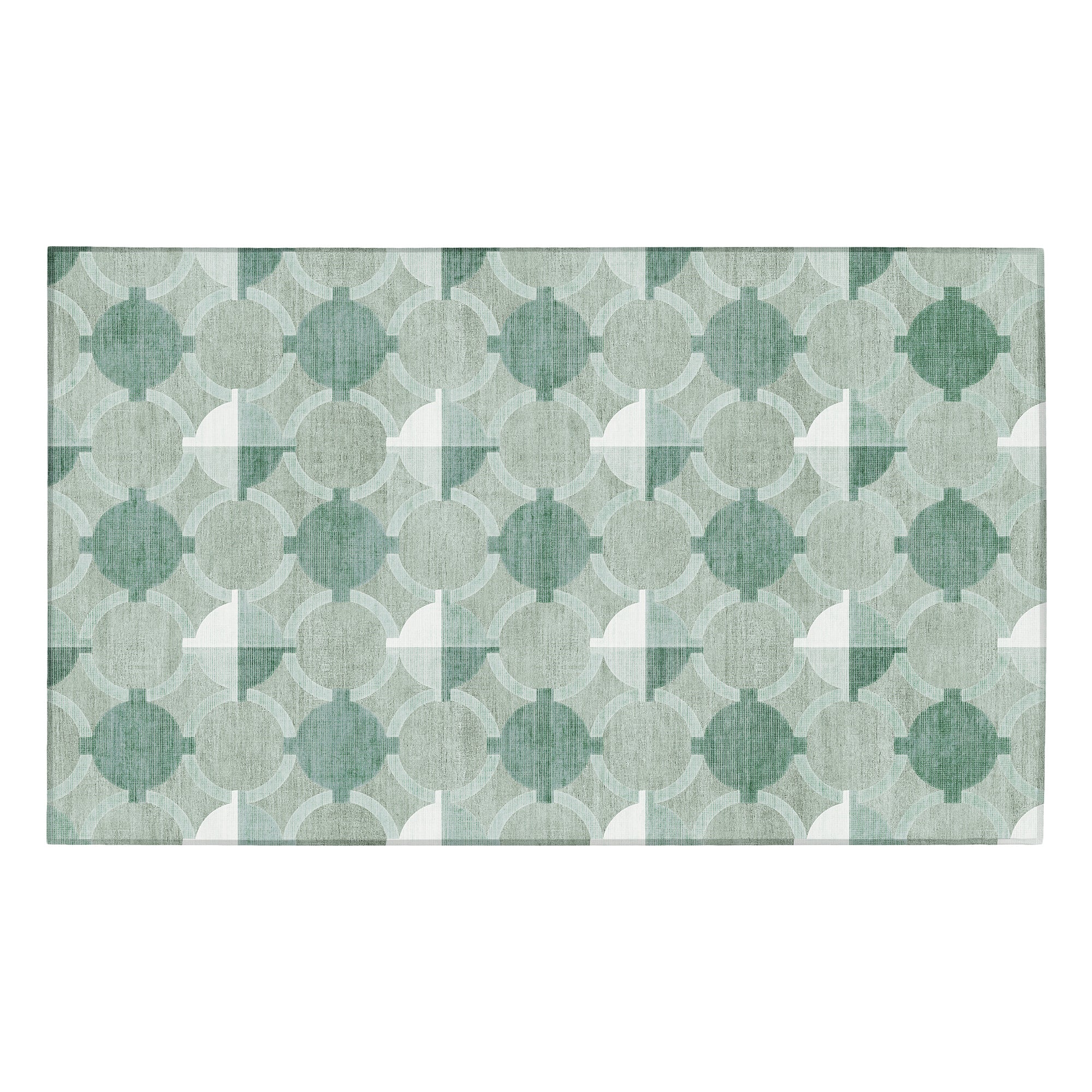 Dula Light Sage Green Washable Rug