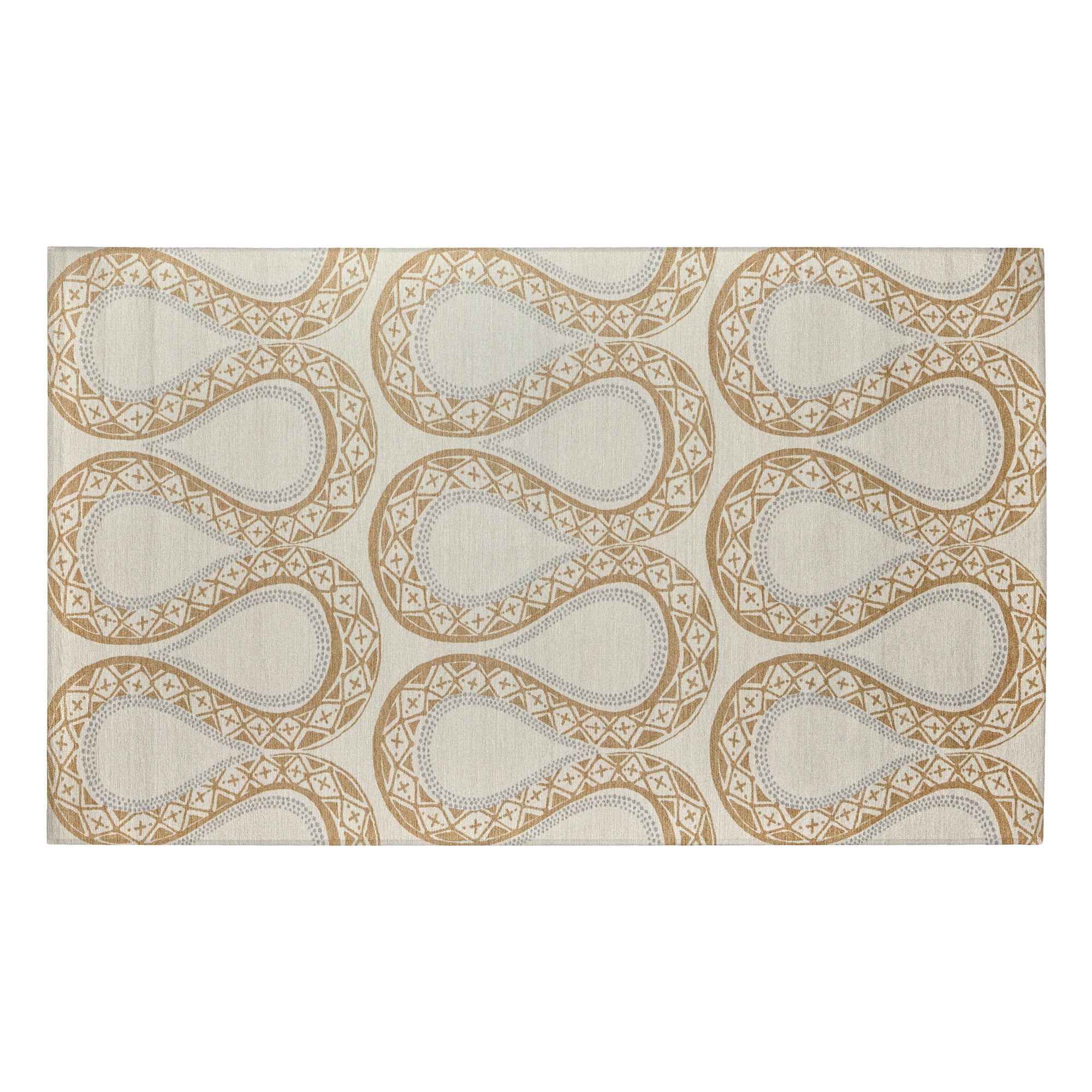 Serpentine Stone Washable Rug