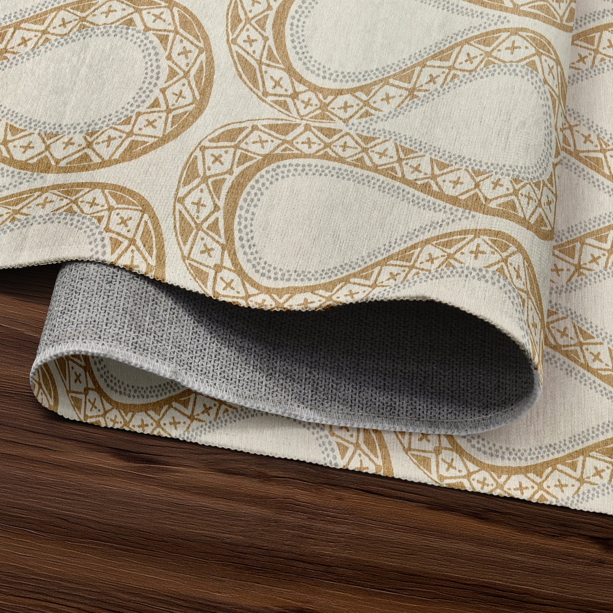 Serpentine Stone Washable Rug