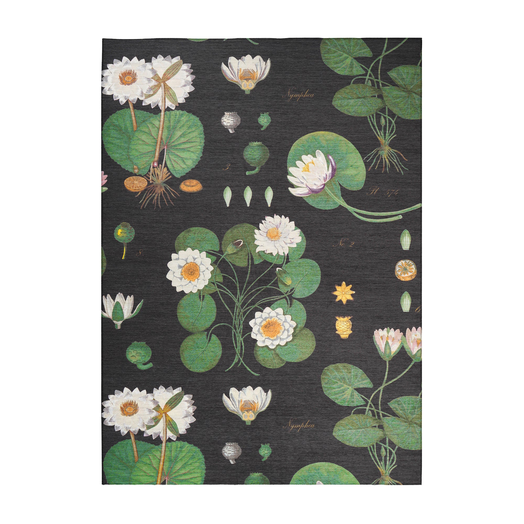 Lotus Kettle Multicolor Washable Rug