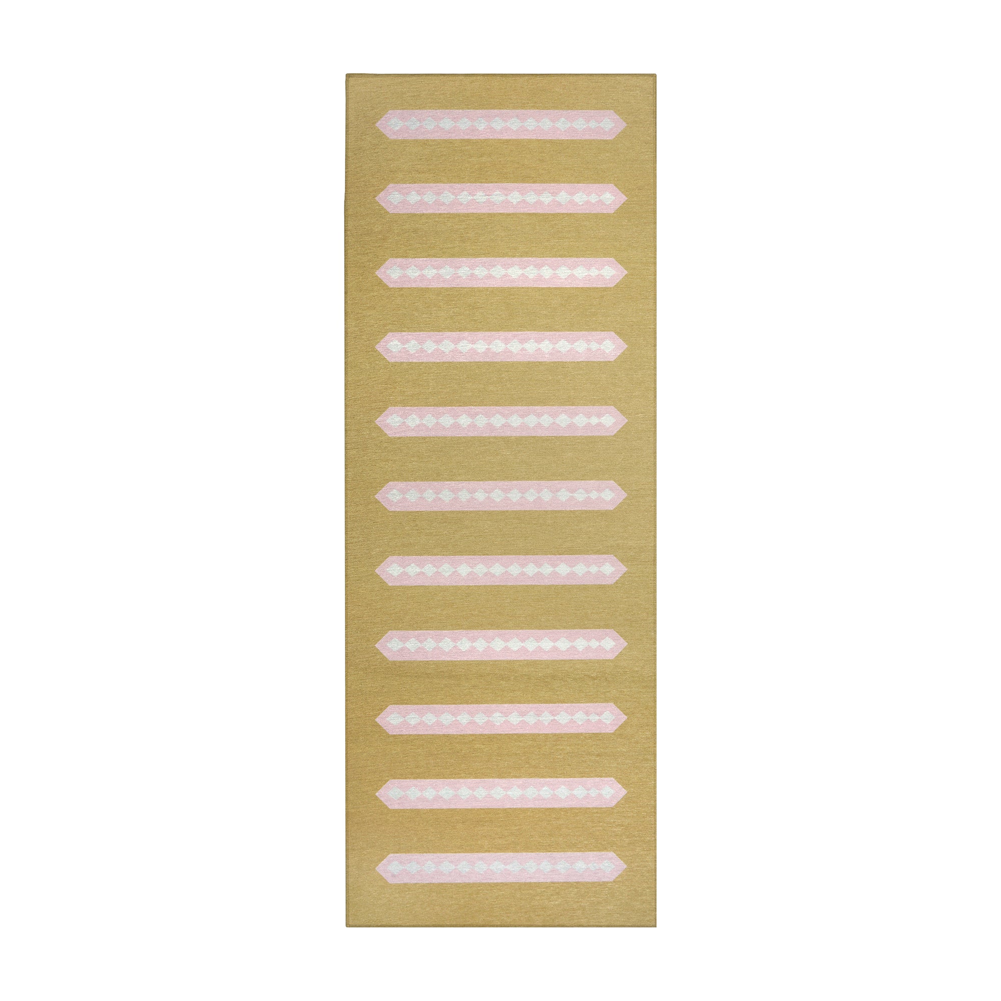 Dash And Dot Honey Beige Kitchen Washable Rug