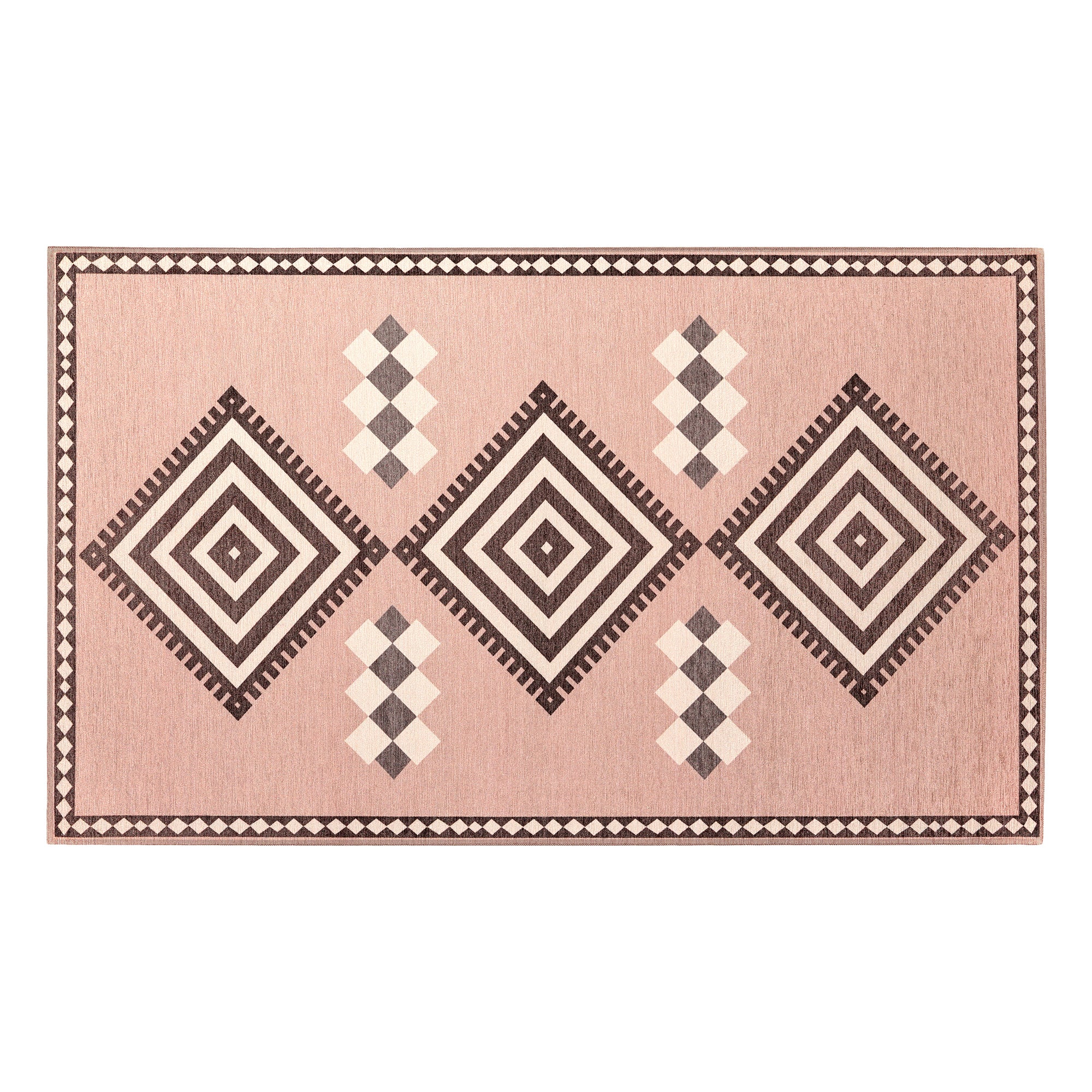 Kilim Kiki Petal Pink Bathroom Washable Rug
