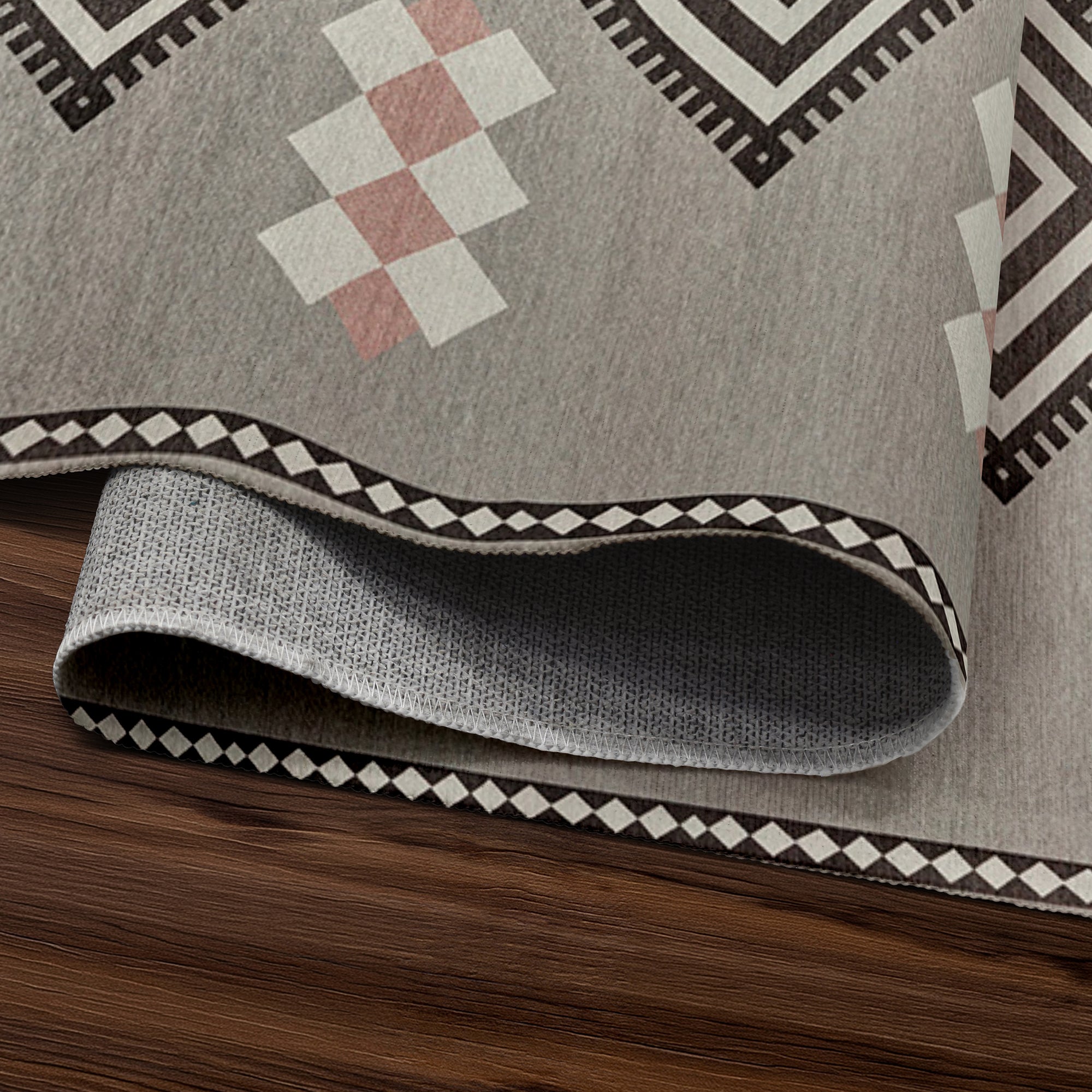 Kilim Kiki Mushroom Washable Rug