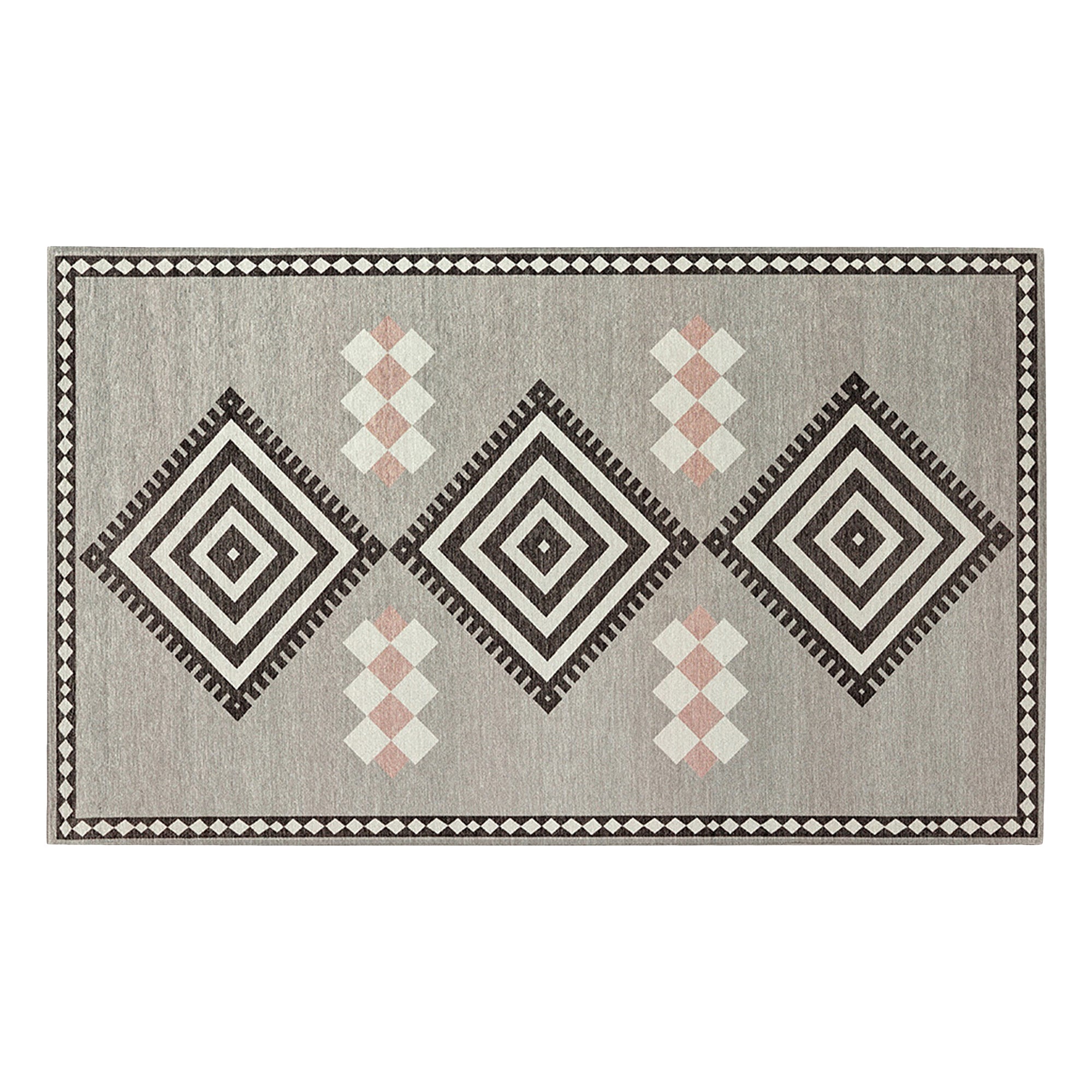 Kilim Kiki Mushroom Bedroom Washable Rug