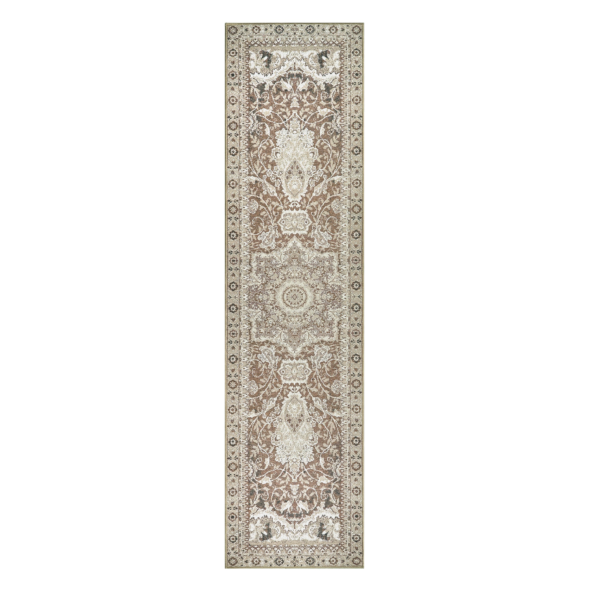 Parviz Brown Washable Rug