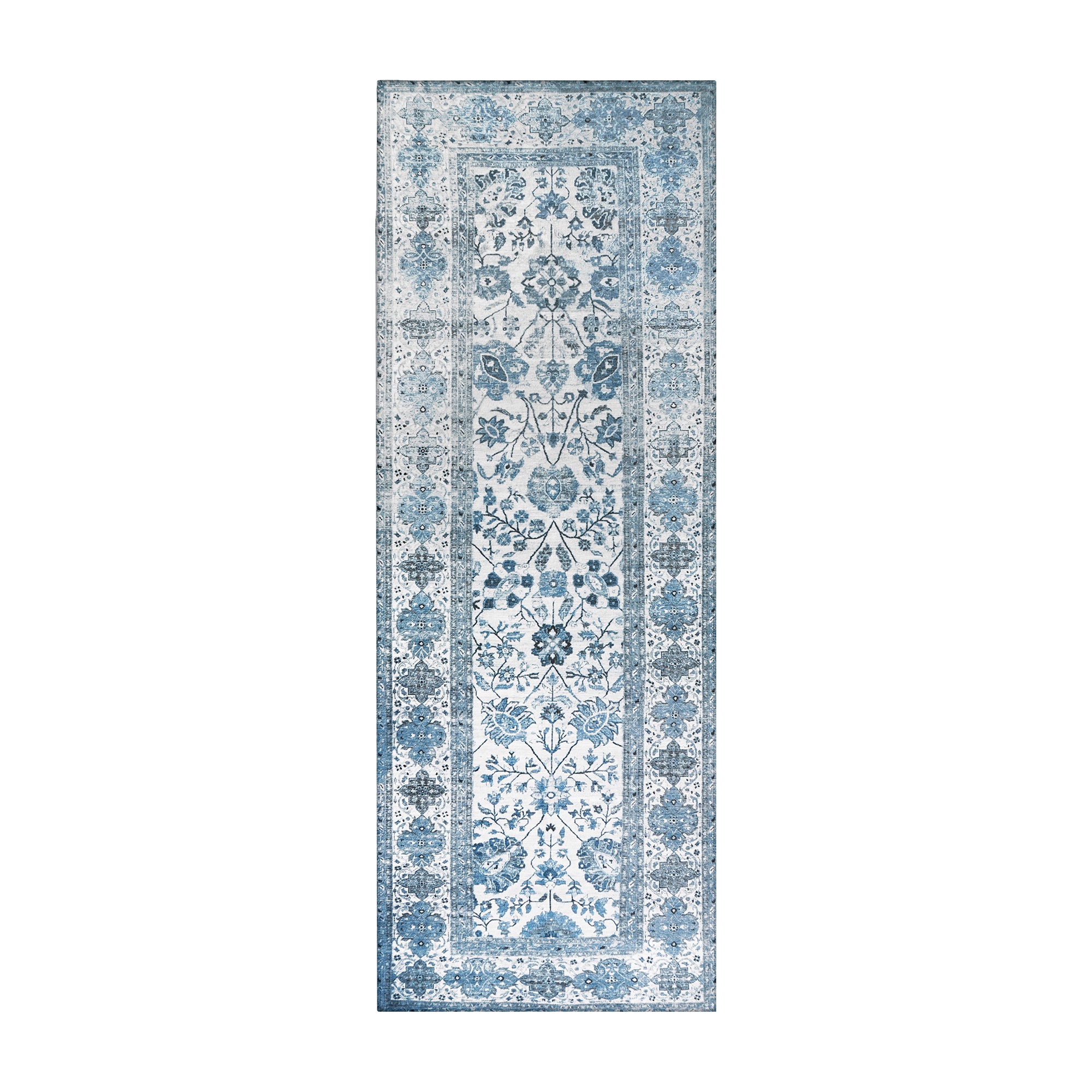 Lerik Blue Washable Rug