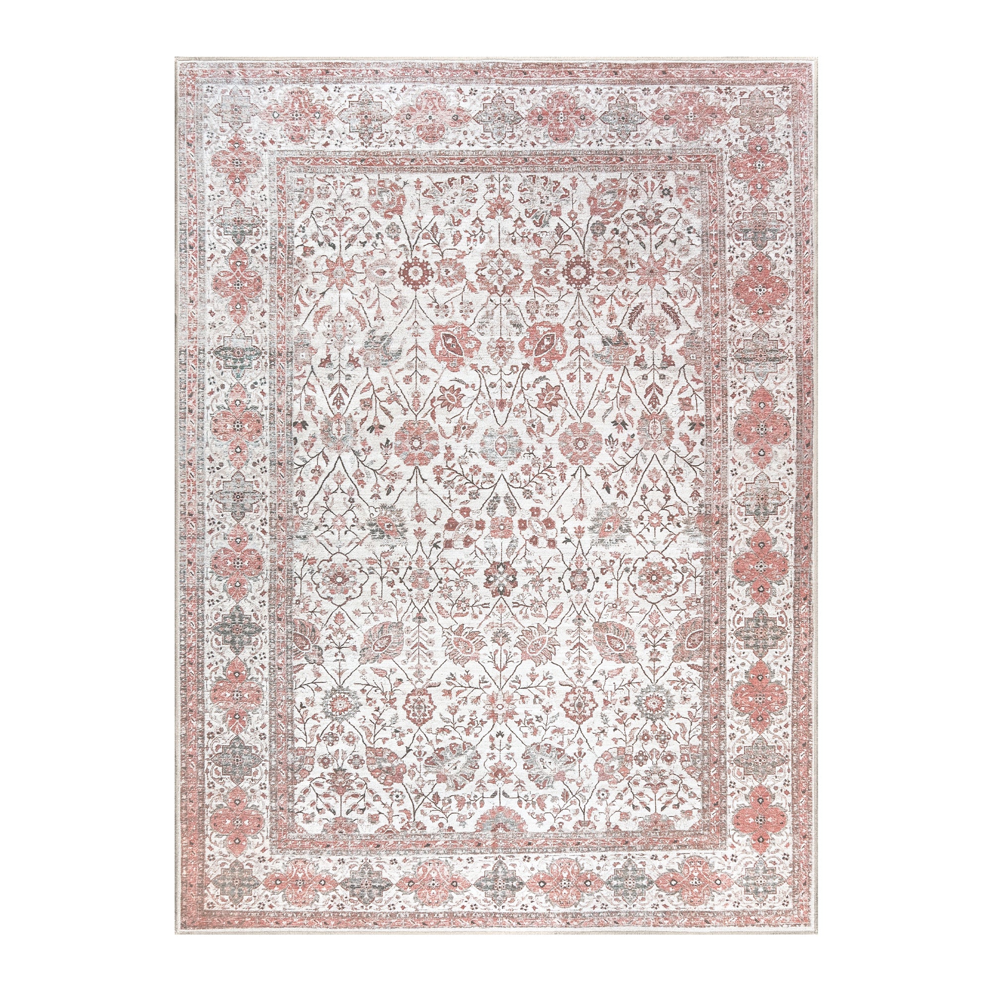 Lerik Multicolor Washable Rug