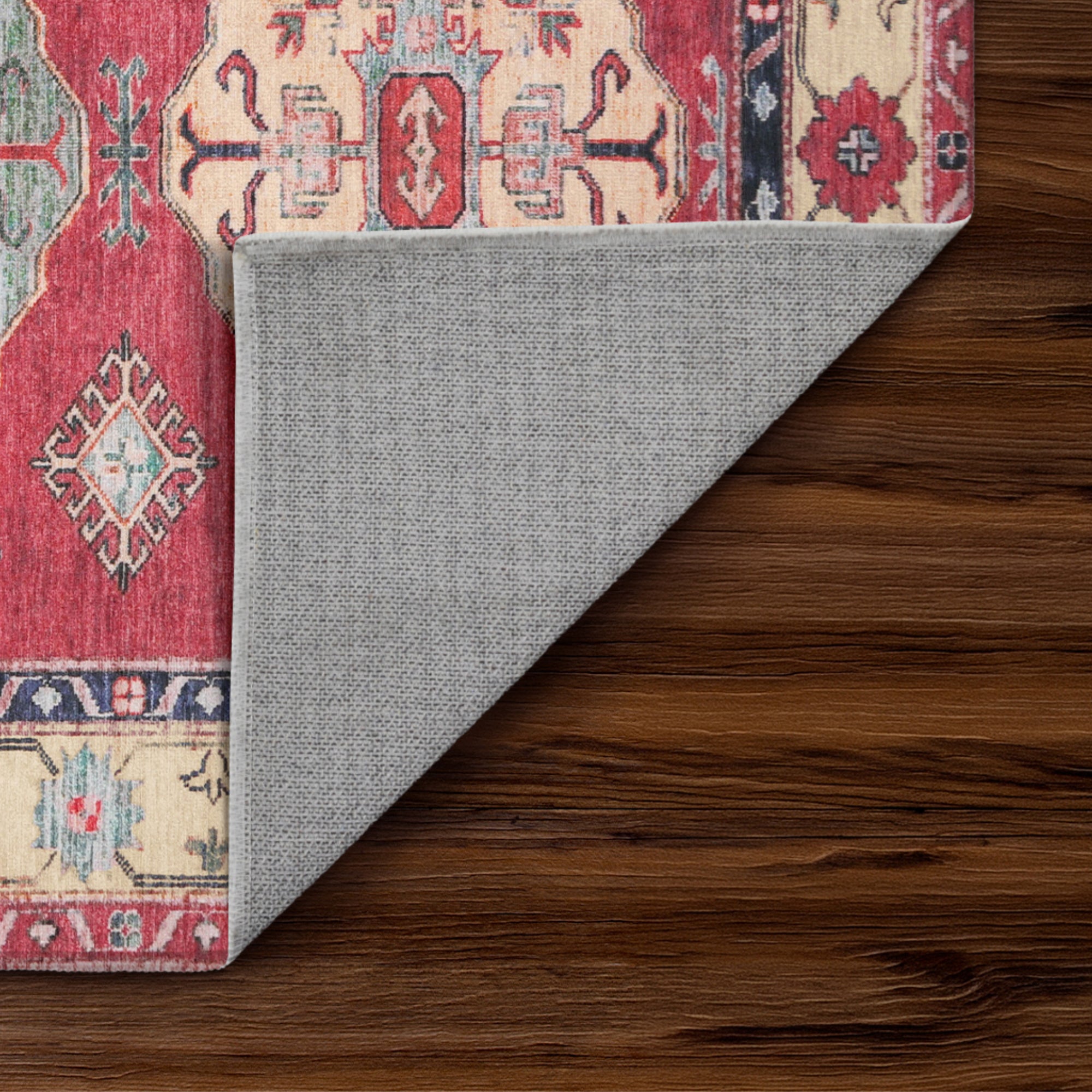 Shary Coral Washable Rug