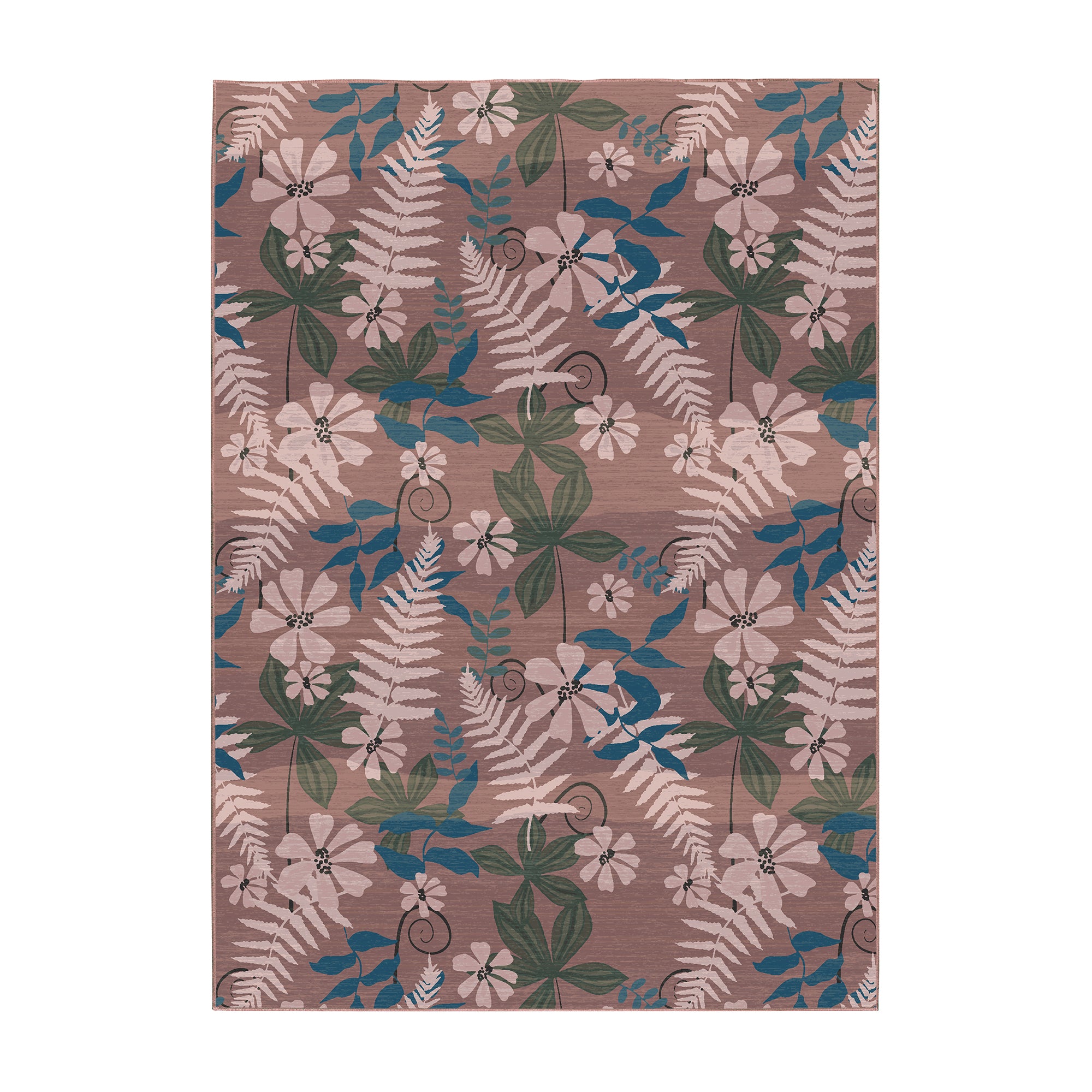 Florentina Bloom Machine Washable Rug