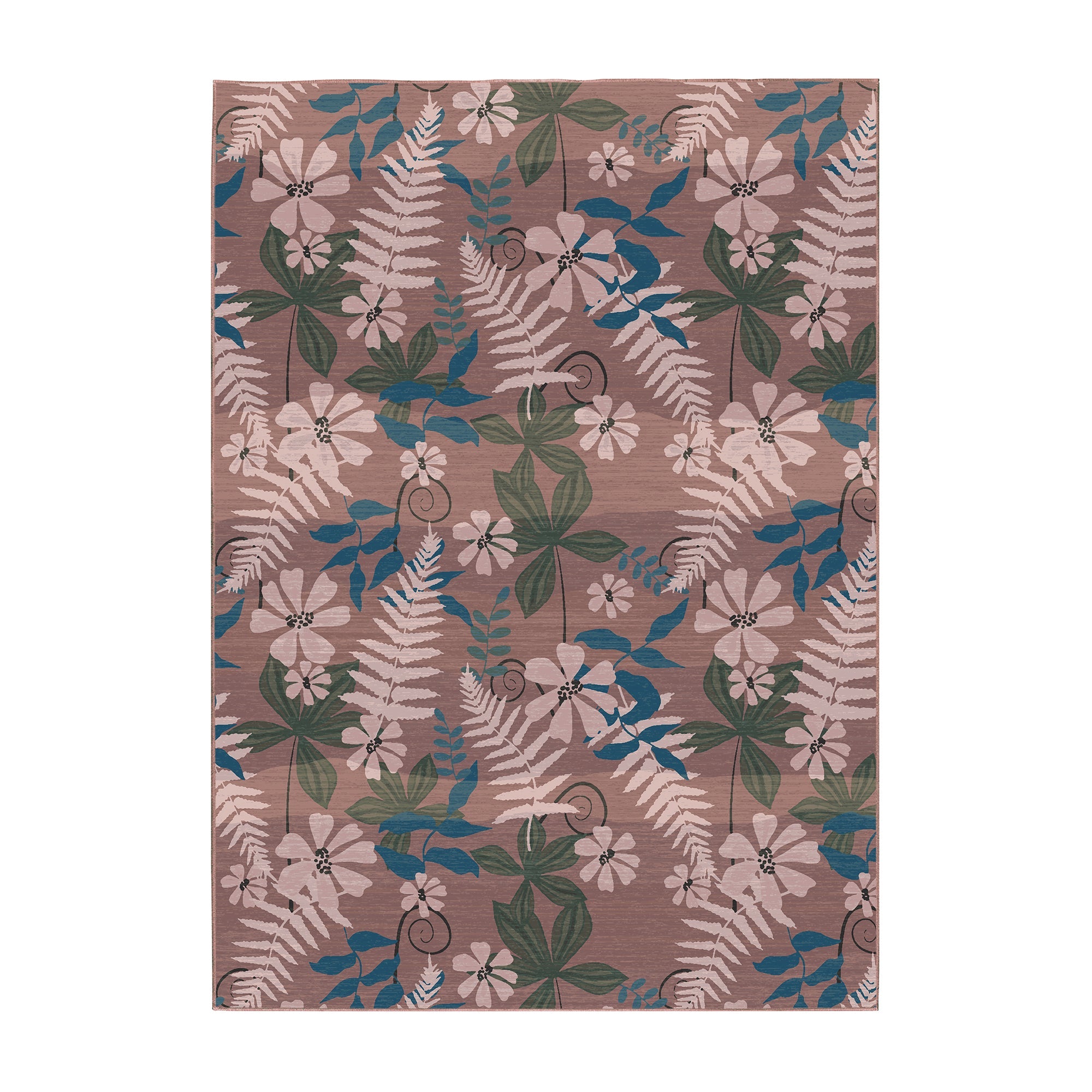 Florentina Bloom Kitchen Machine Washable Rug