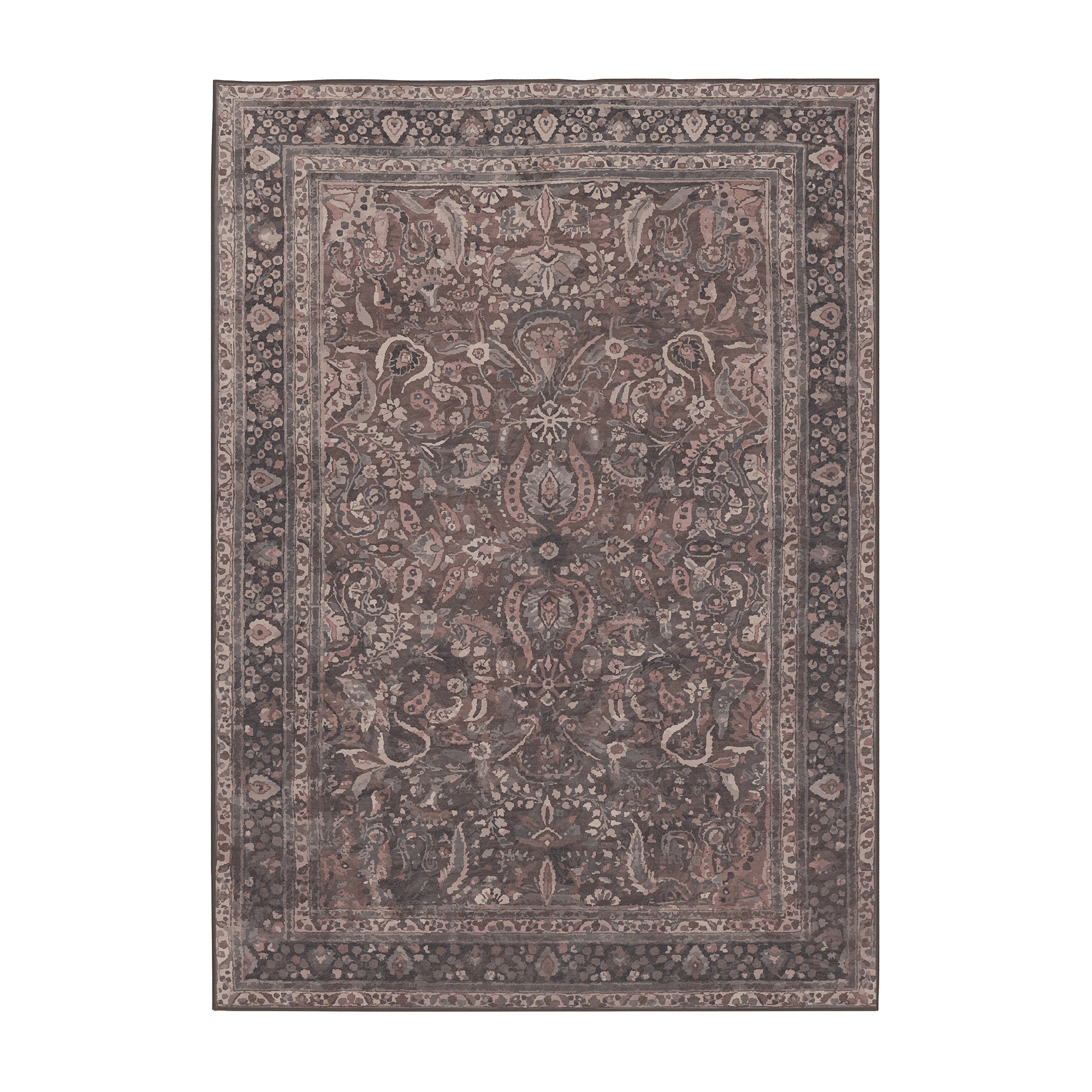 Oriana Ember Machine Washable Rug