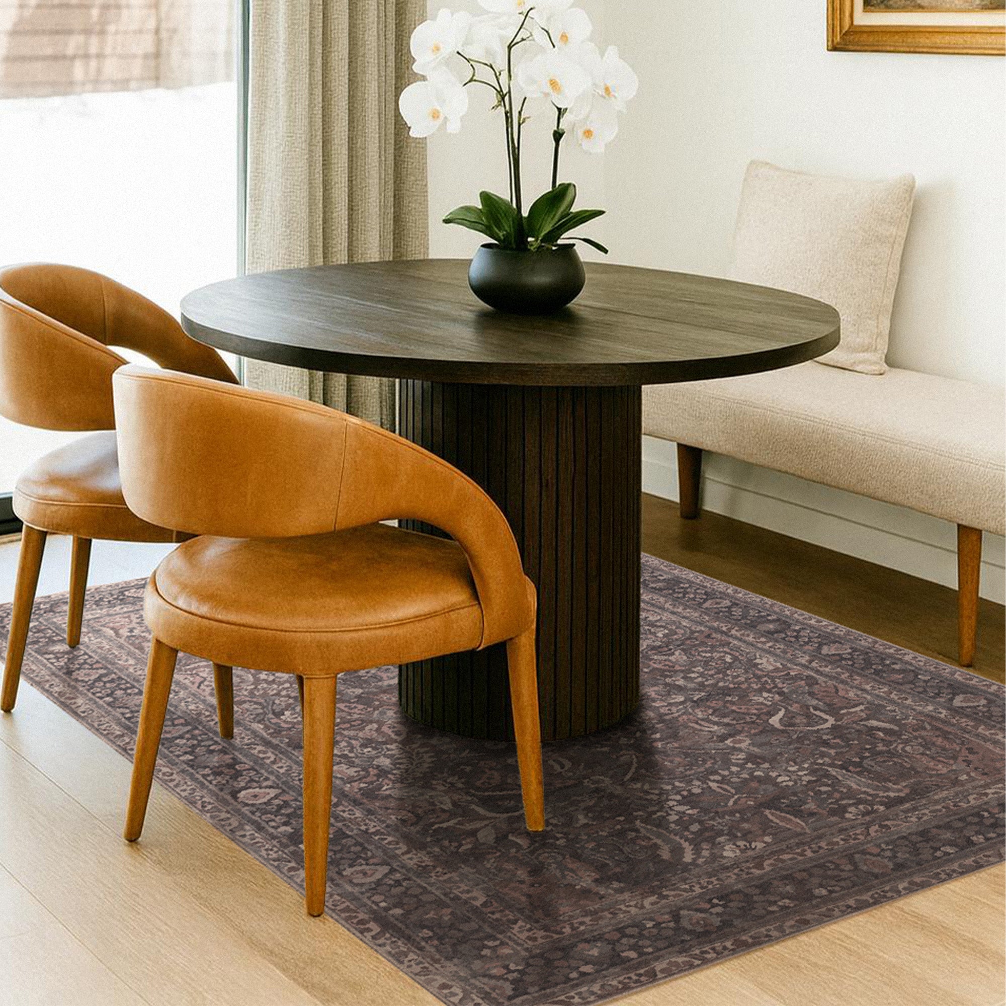 Oriana Ember Kitchen Machine Washable Rug