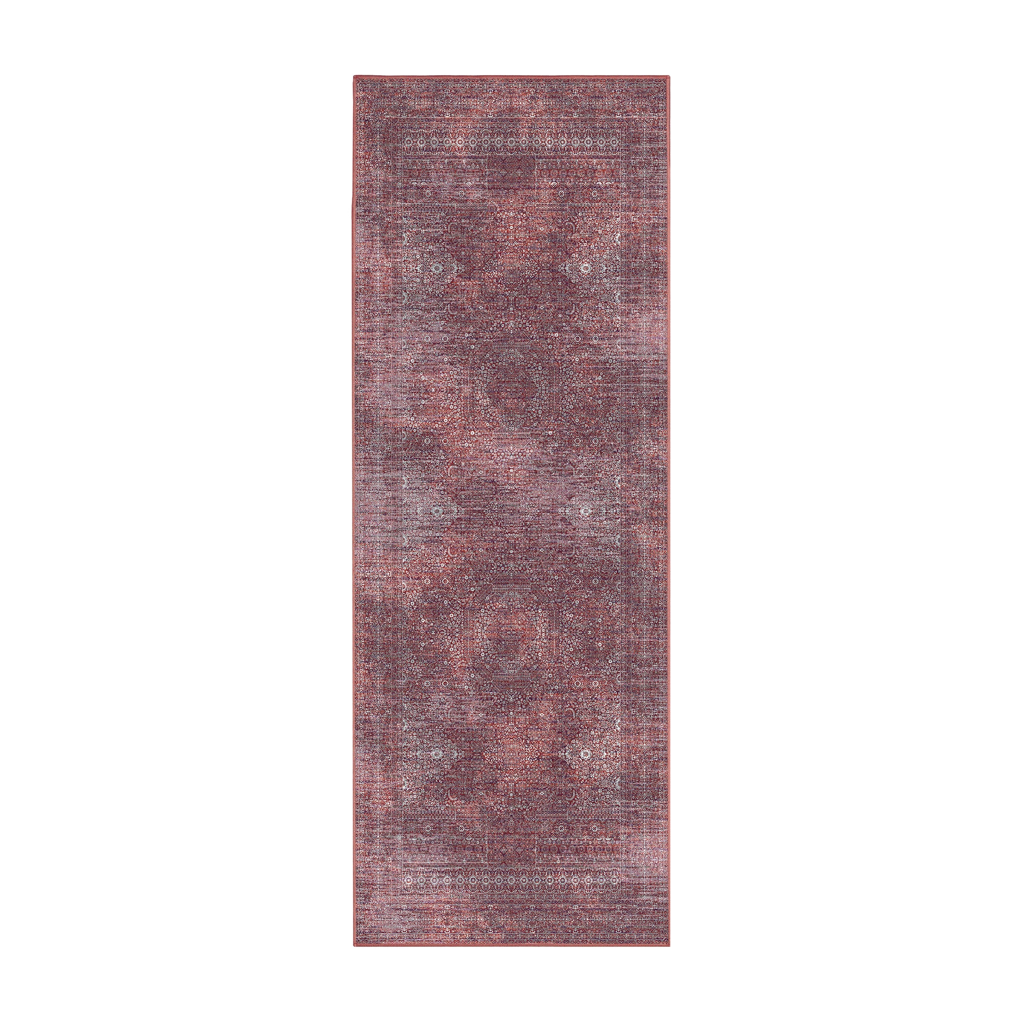 Tabriz Mirage Burgundy Machine Washable Rug