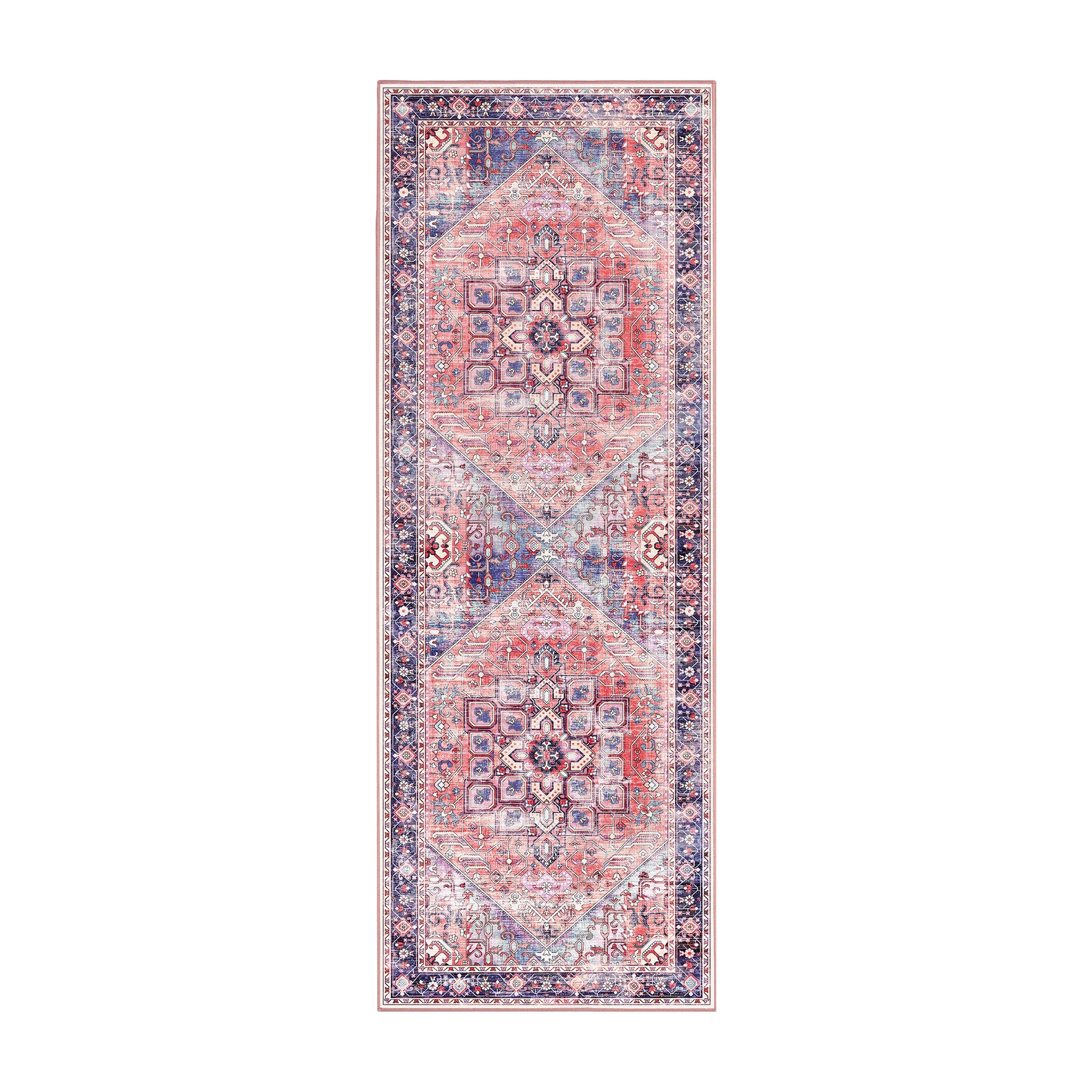 Seraphina Multicolor Bathroom Machine Washable Rug