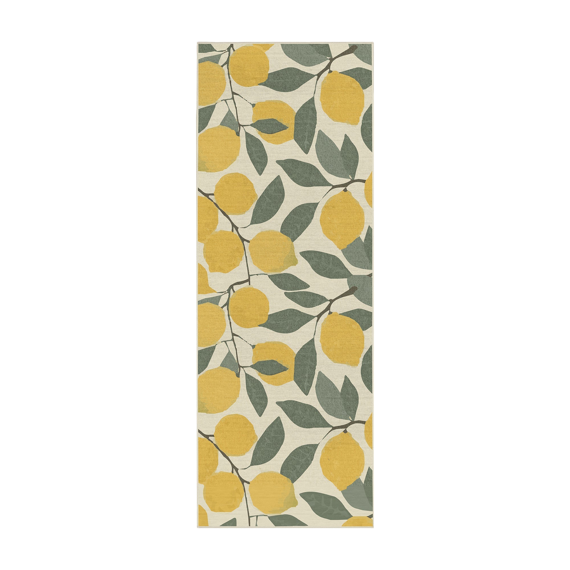 Lemon Grove Kitchen Machine Washable Rug