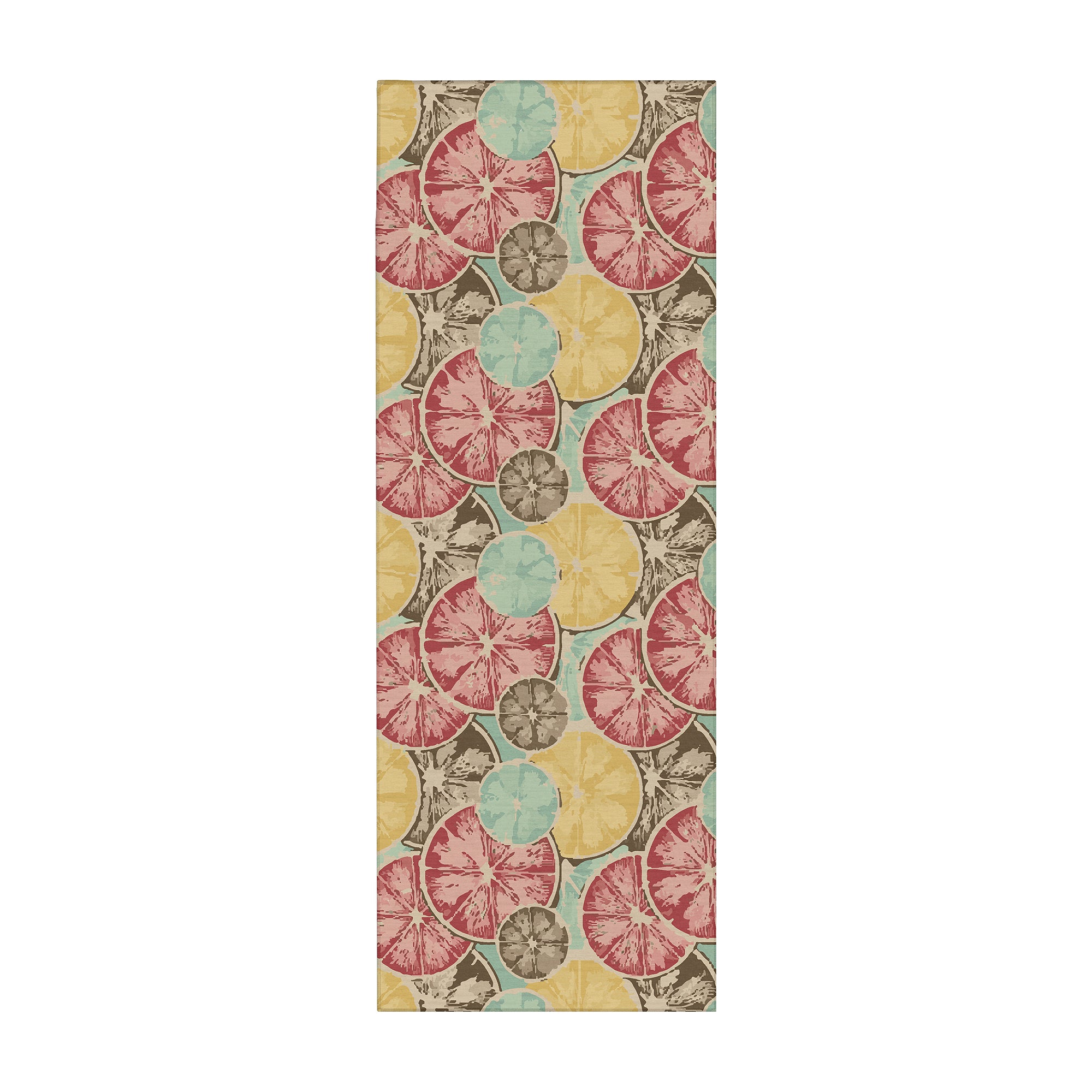 Citrus Burst Machine Washable Rug