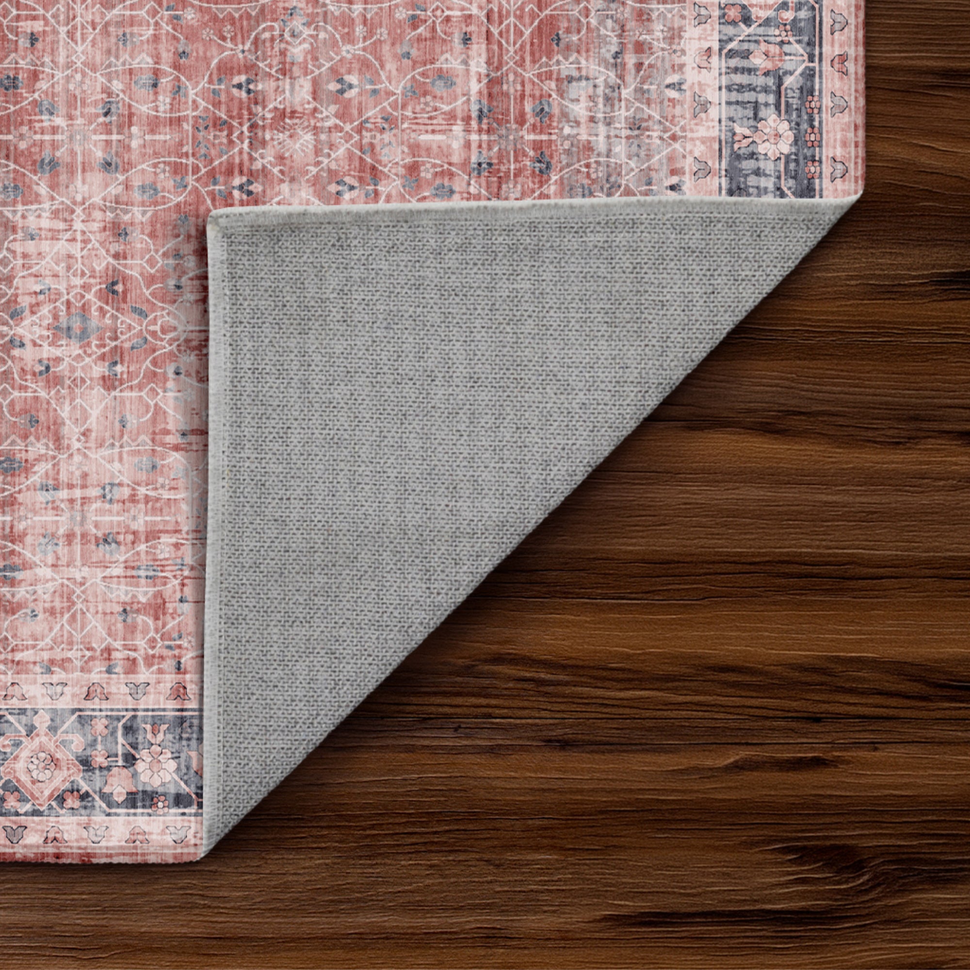 Sylvan Moor Garnet Machine Washable Rug