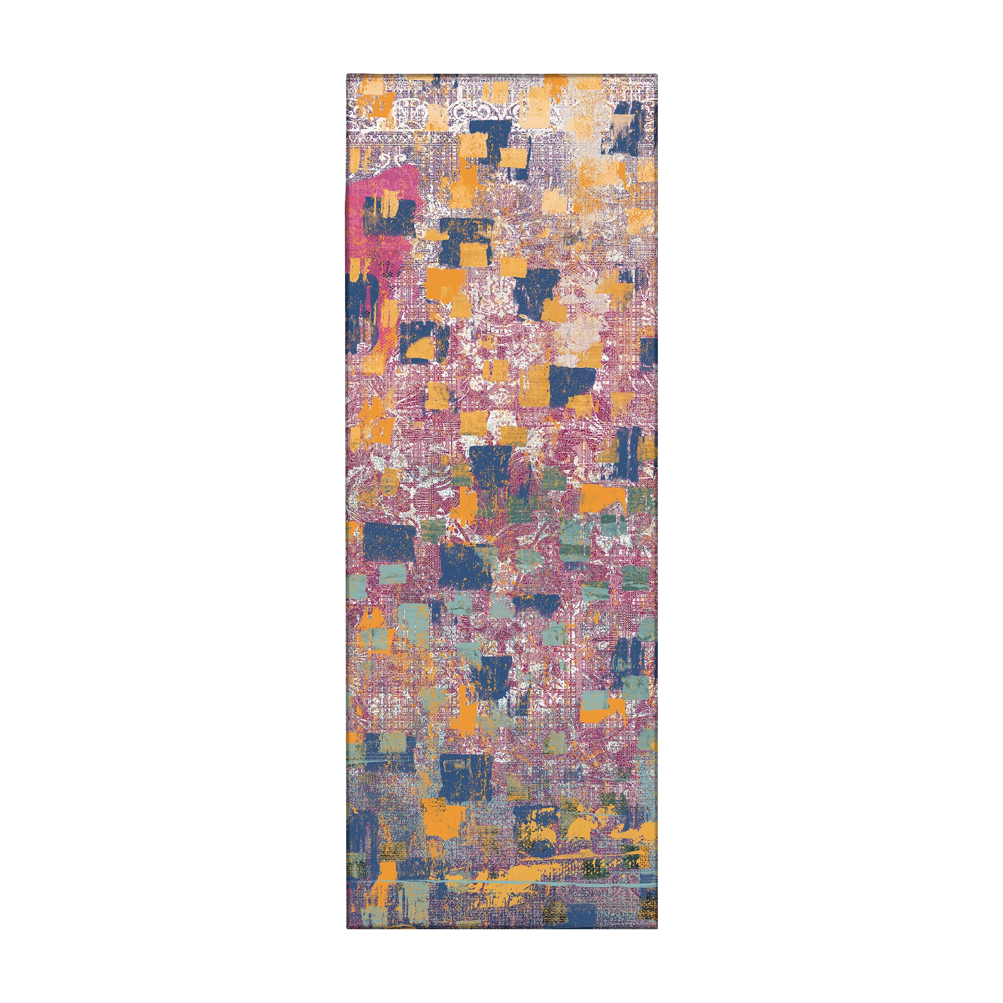 Johanna Abstract Gold Multicolor Machine Washable Rug