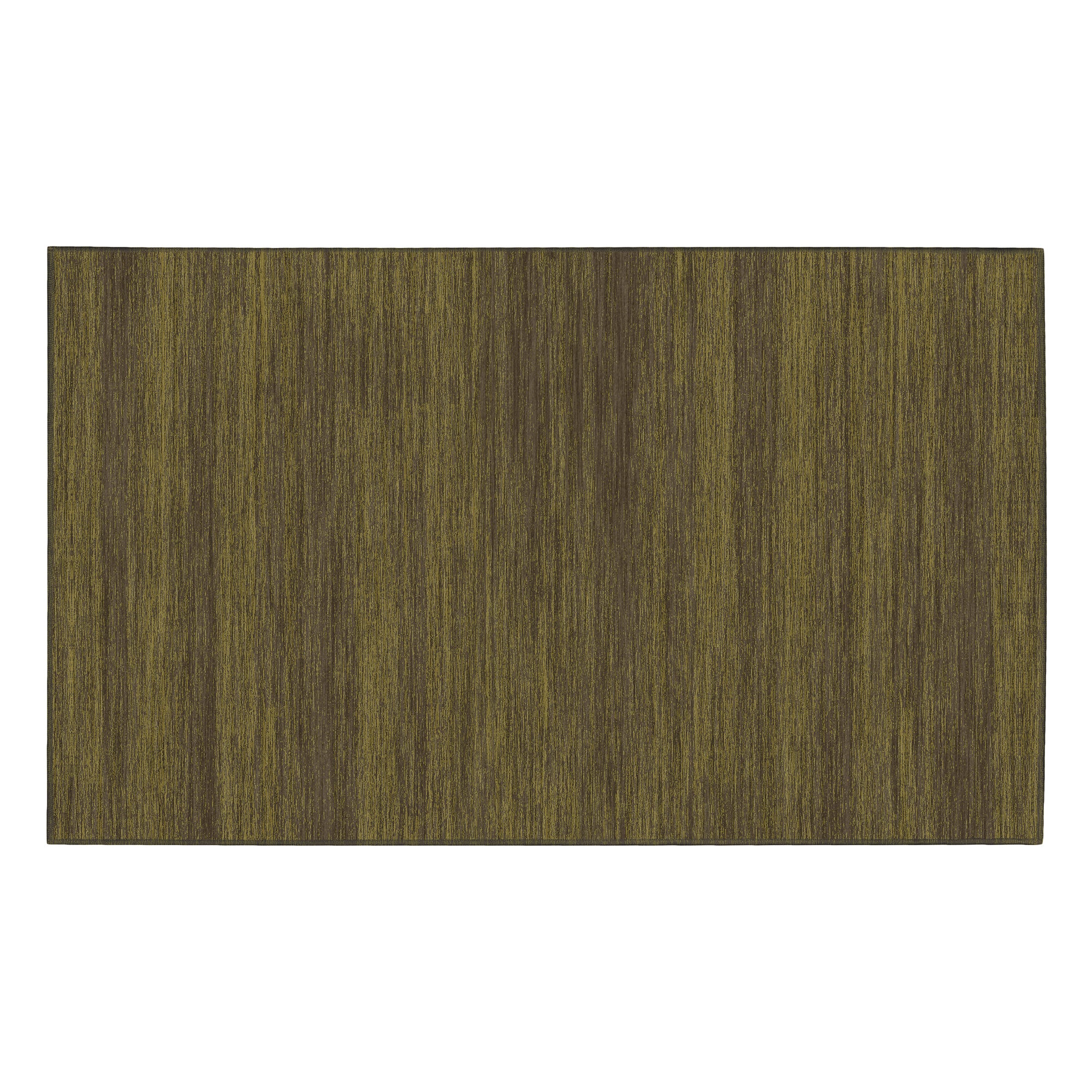 Olive 3'x5' machine washable area rug, earthy tone, pet friendly