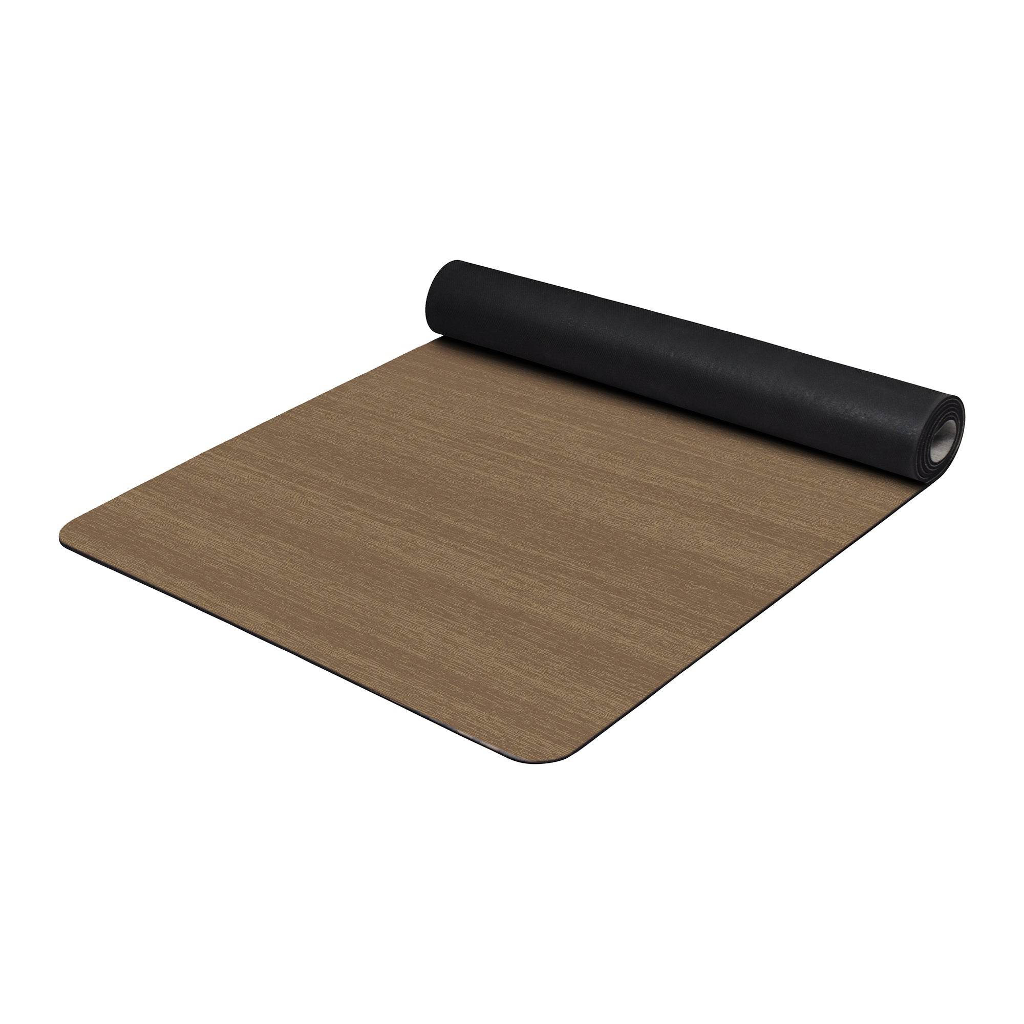 Solid taupe washable anti fatigue yoga mat non slip 28x72 fitness mat neutral comfort mat for home gym kitchen and standing desk