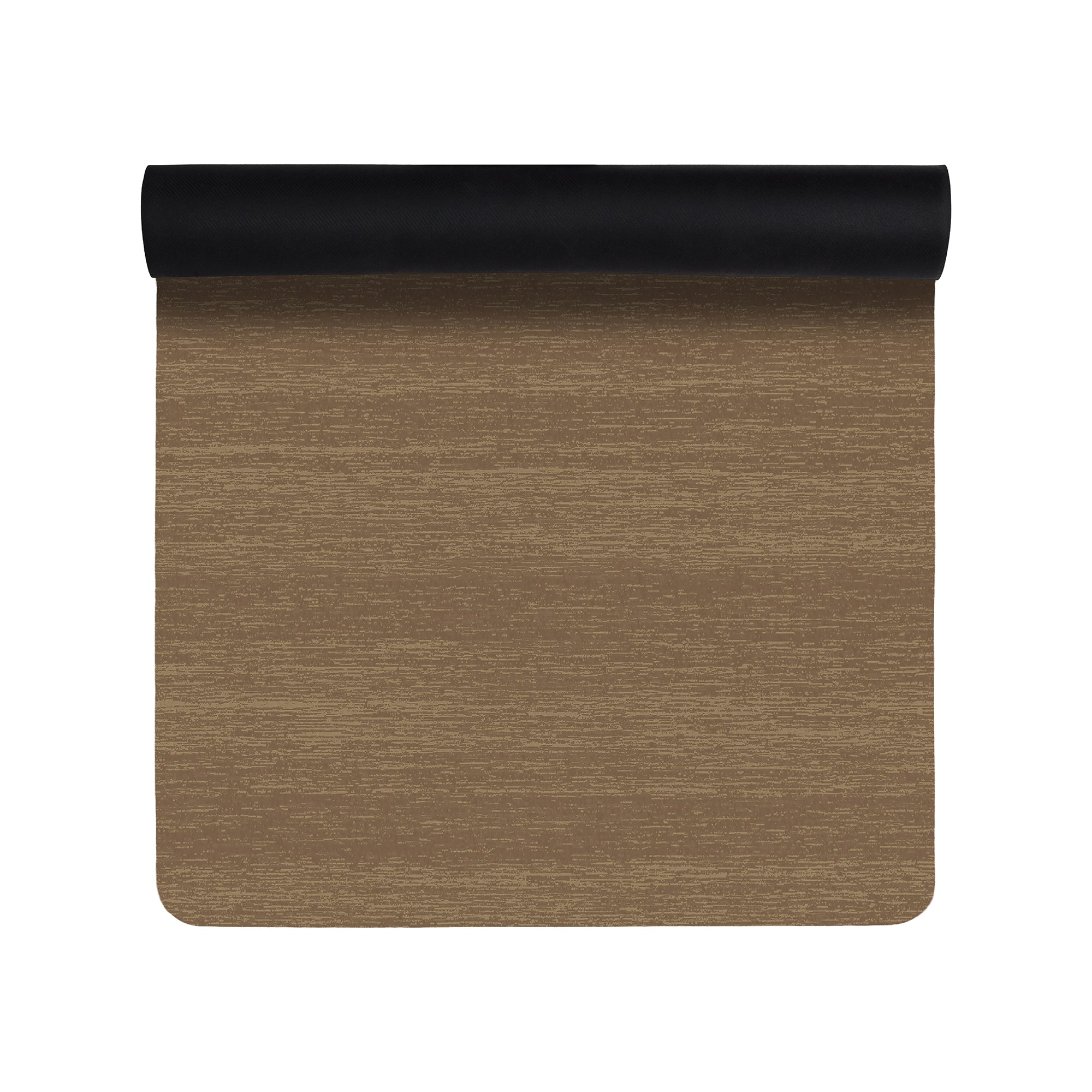 Solid taupe washable anti fatigue yoga mat non slip 28x72 fitness mat neutral comfort mat for home gym kitchen and standing desk