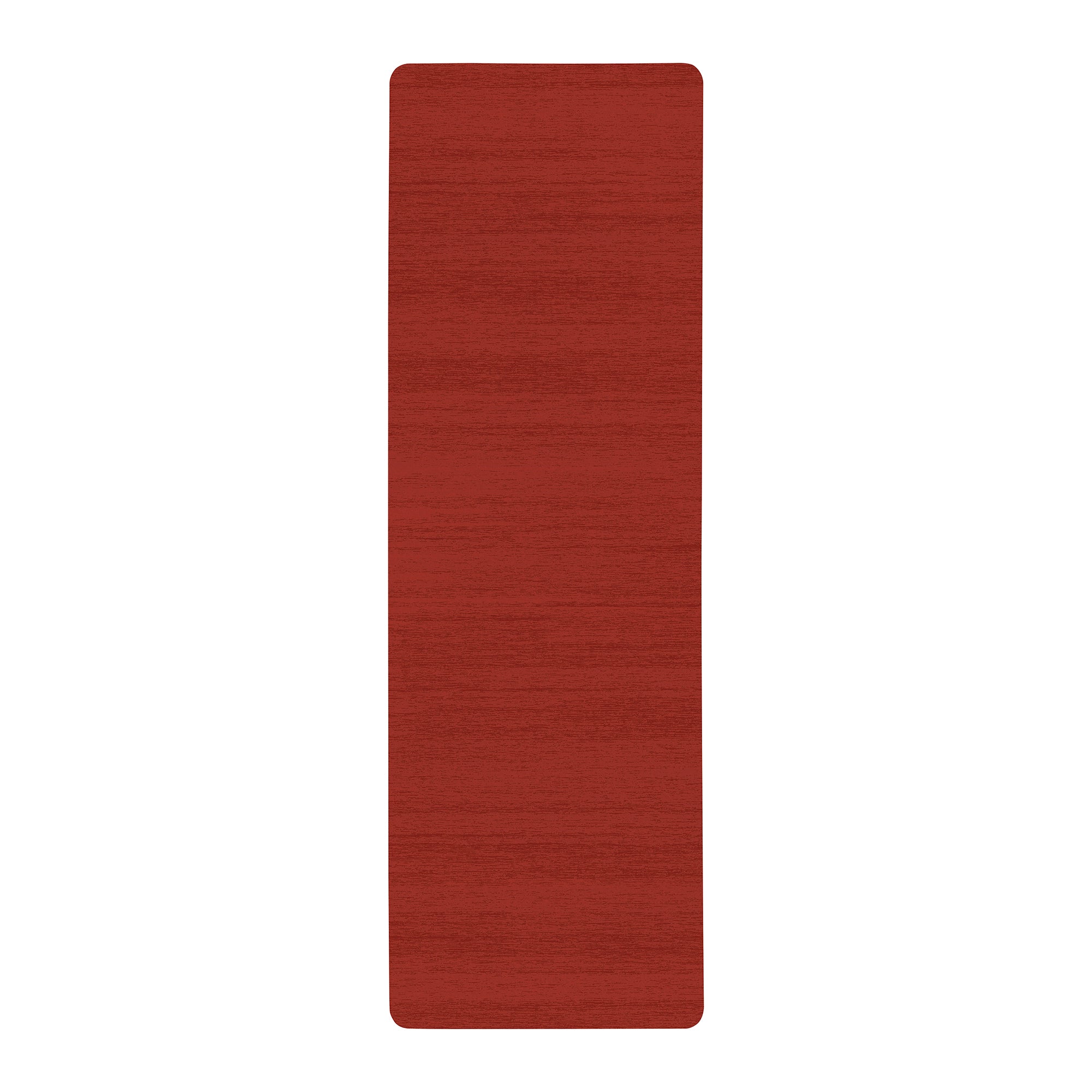 Solid red anti fatigue yoga mat 28x72 non slip cushioned fitness mat for home gym kitchen and standing desk