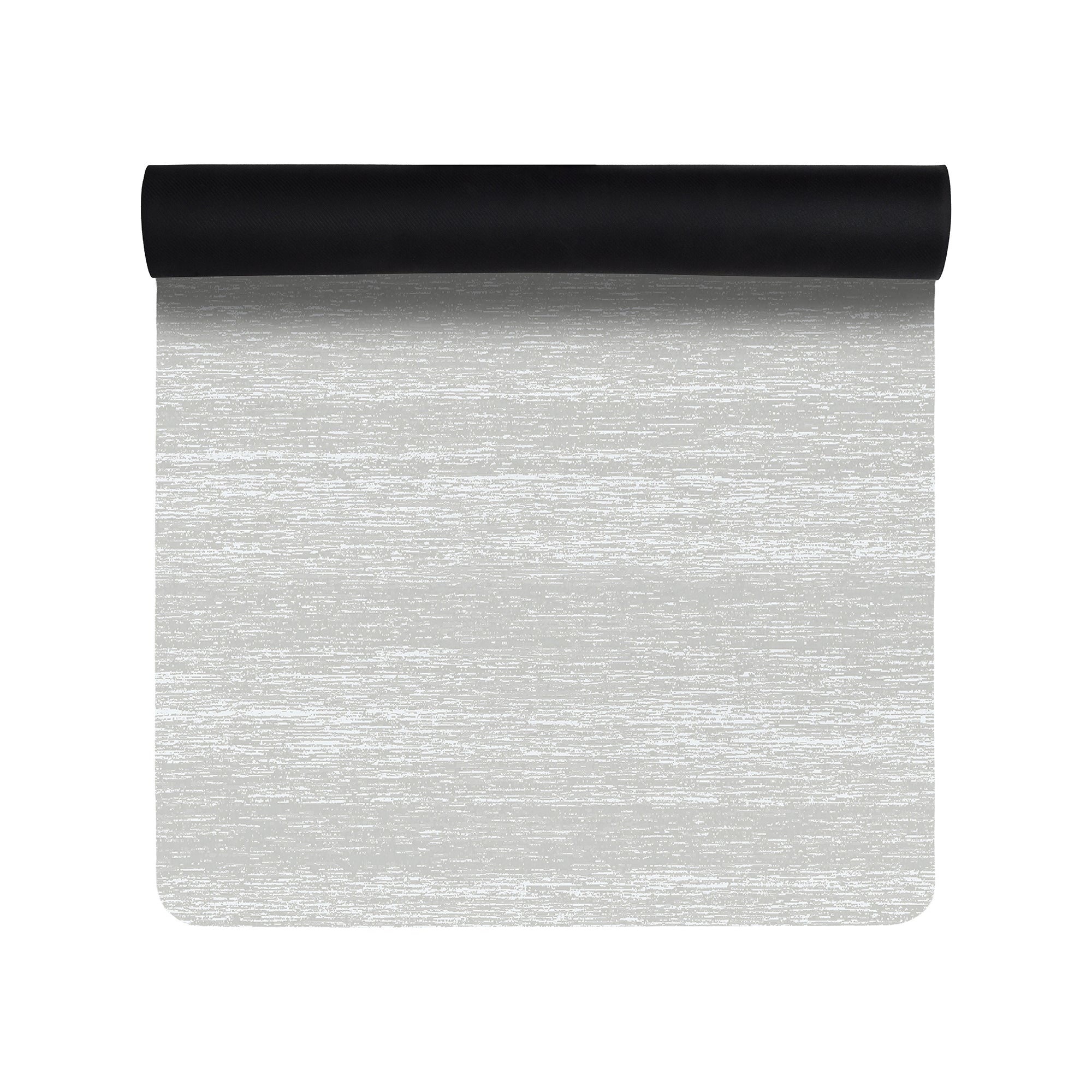 Solid light grey anti fatigue yoga mat 28x72 non slip cushioned fitness mat for home gym kitchen and standing desk