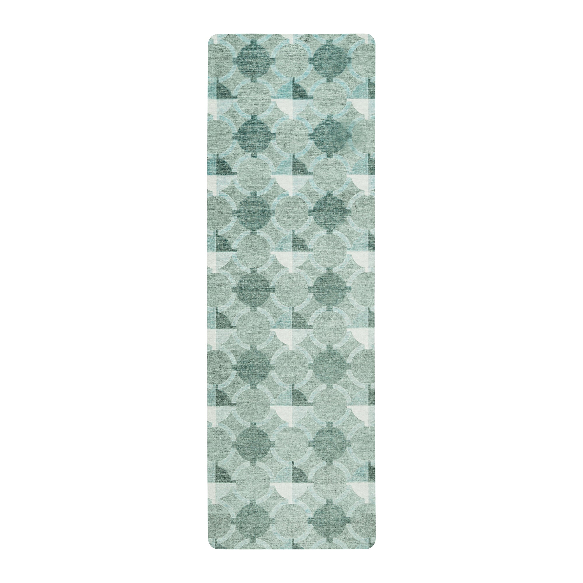 Dula Light Sage Green 71x27 Anti-Fatigue Washable Yoga Mat