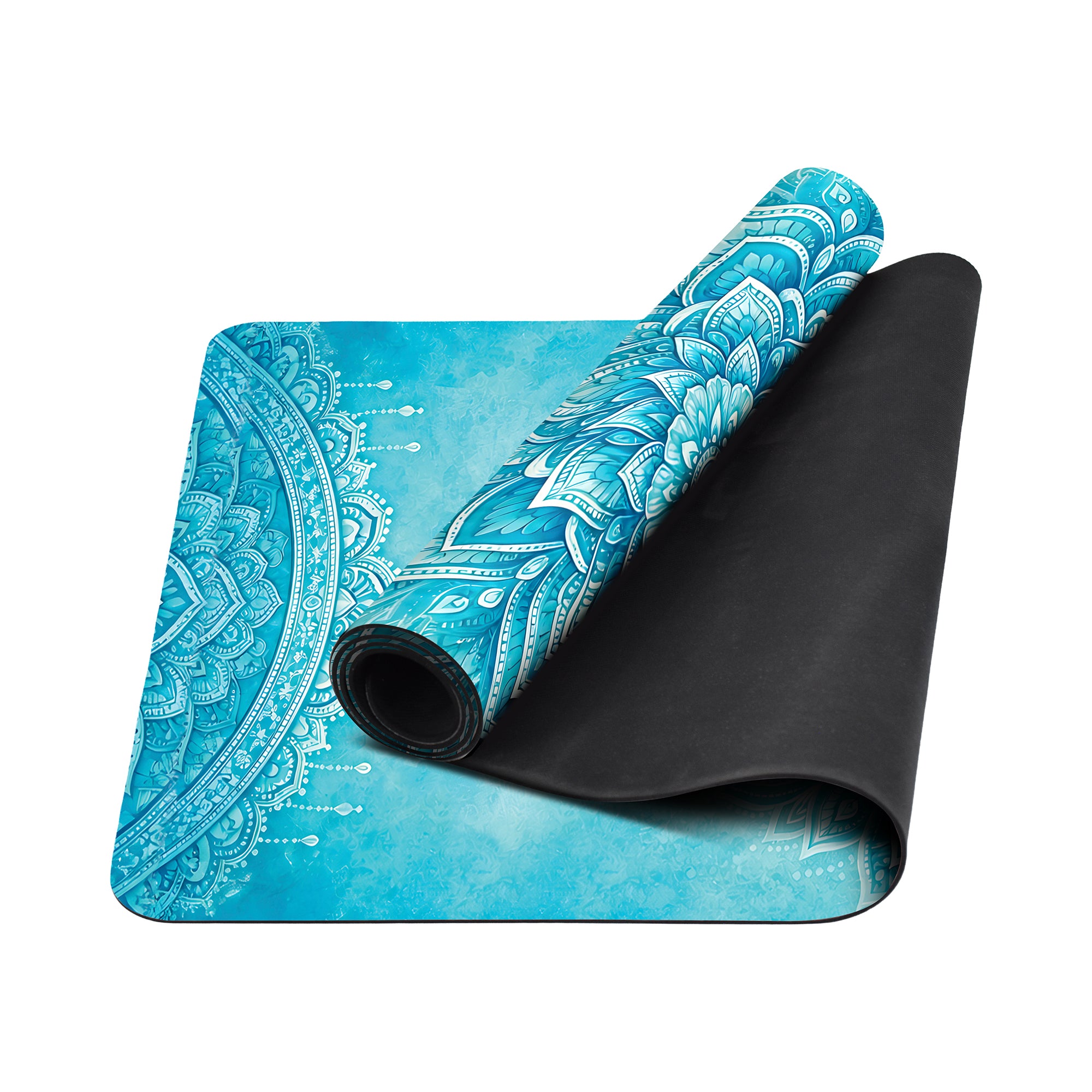 Mandala Aqua 71x27 Anti-Fatigue Washable Yoga Mat