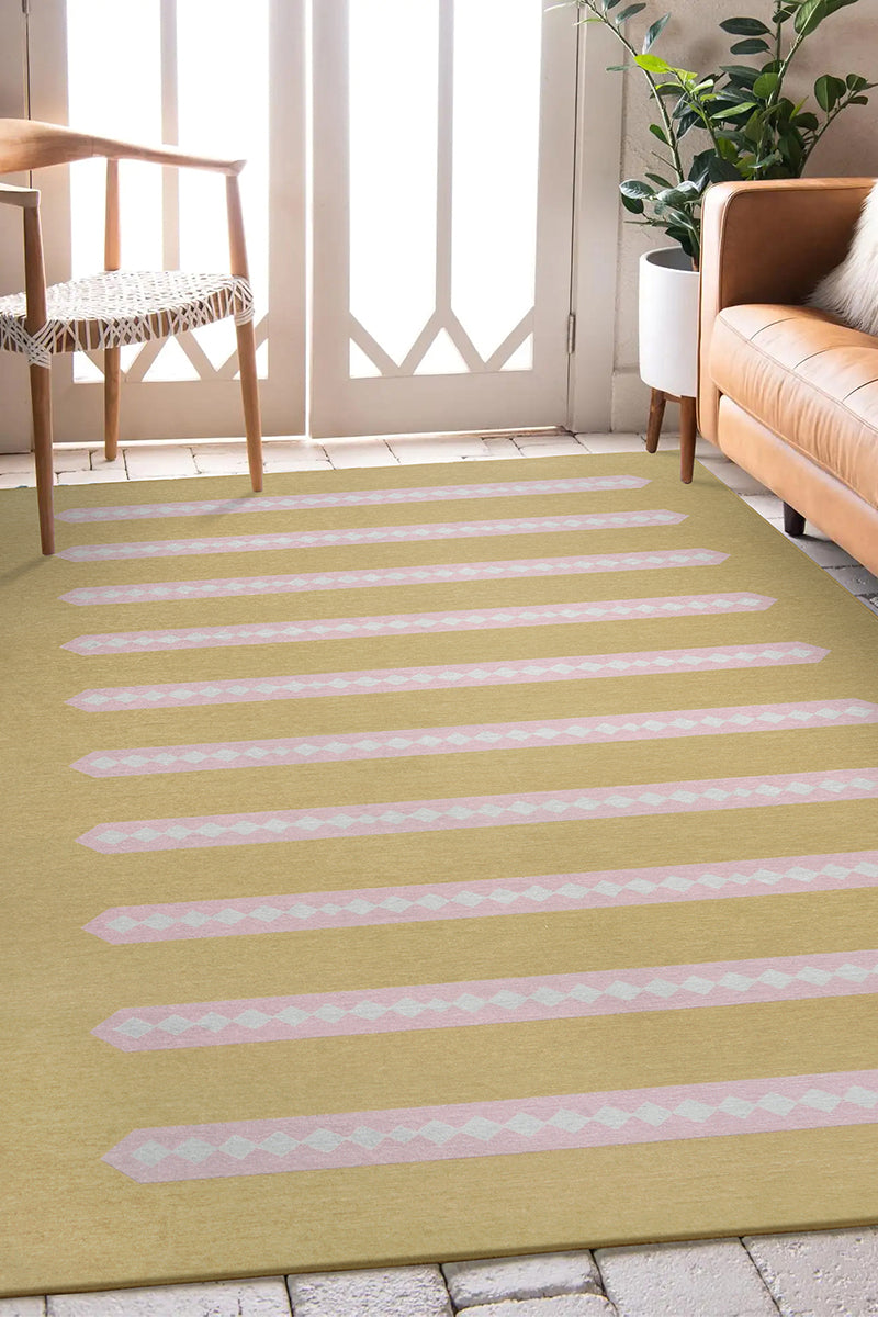 My Magic Carpet Stripe Washable Area Rug 5'x7
