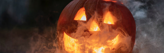 Jack-O-Lantern with smoke