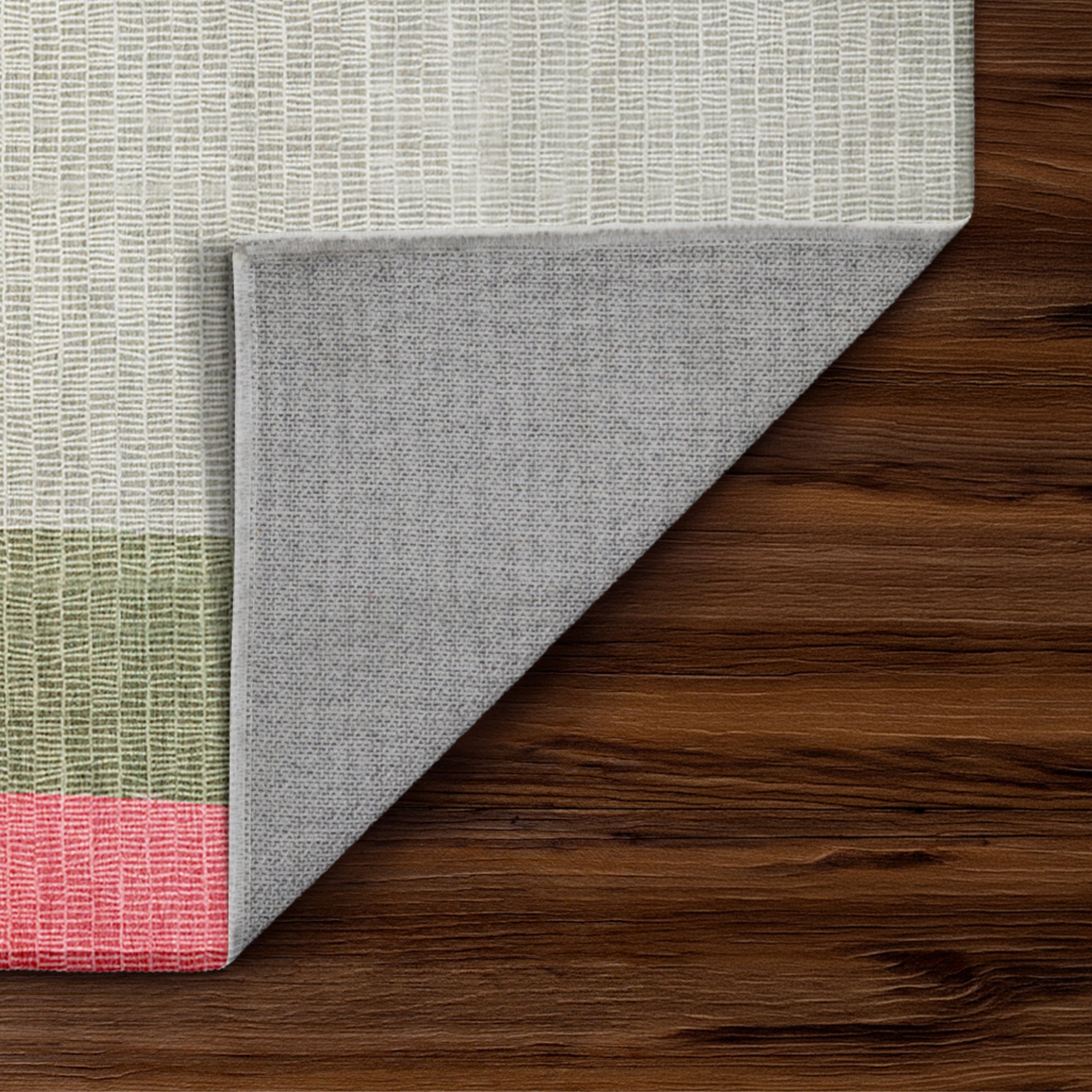 Cove Green Bedroom Washable Rug