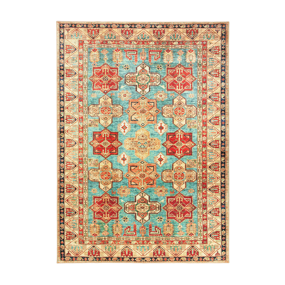 Ottoman Turquoise Washable Rug