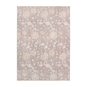 Kalini Floral Natural Washable Rug