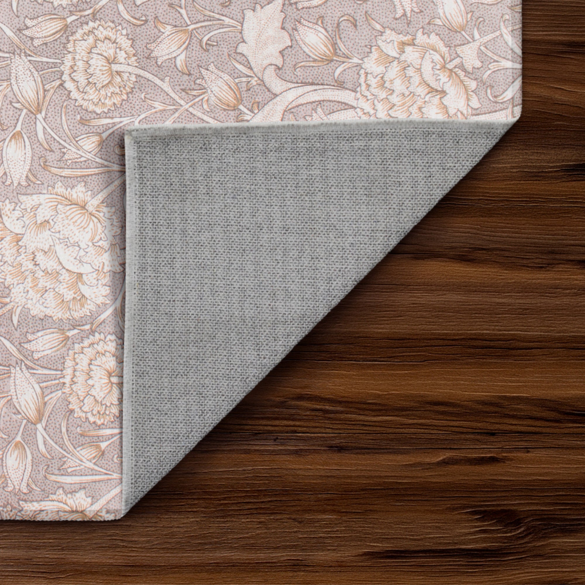Kalini Floral Natural Washable Rug