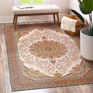 Zahara Amber Washable Rug