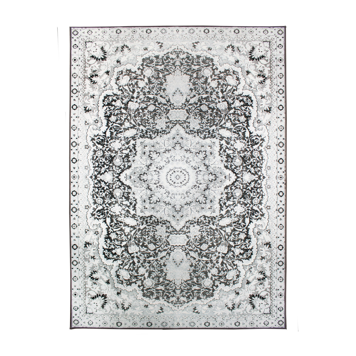 Parviz Grey Washable Rug