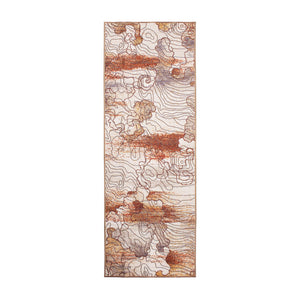 Vienna Abstract Natural Washable Rug