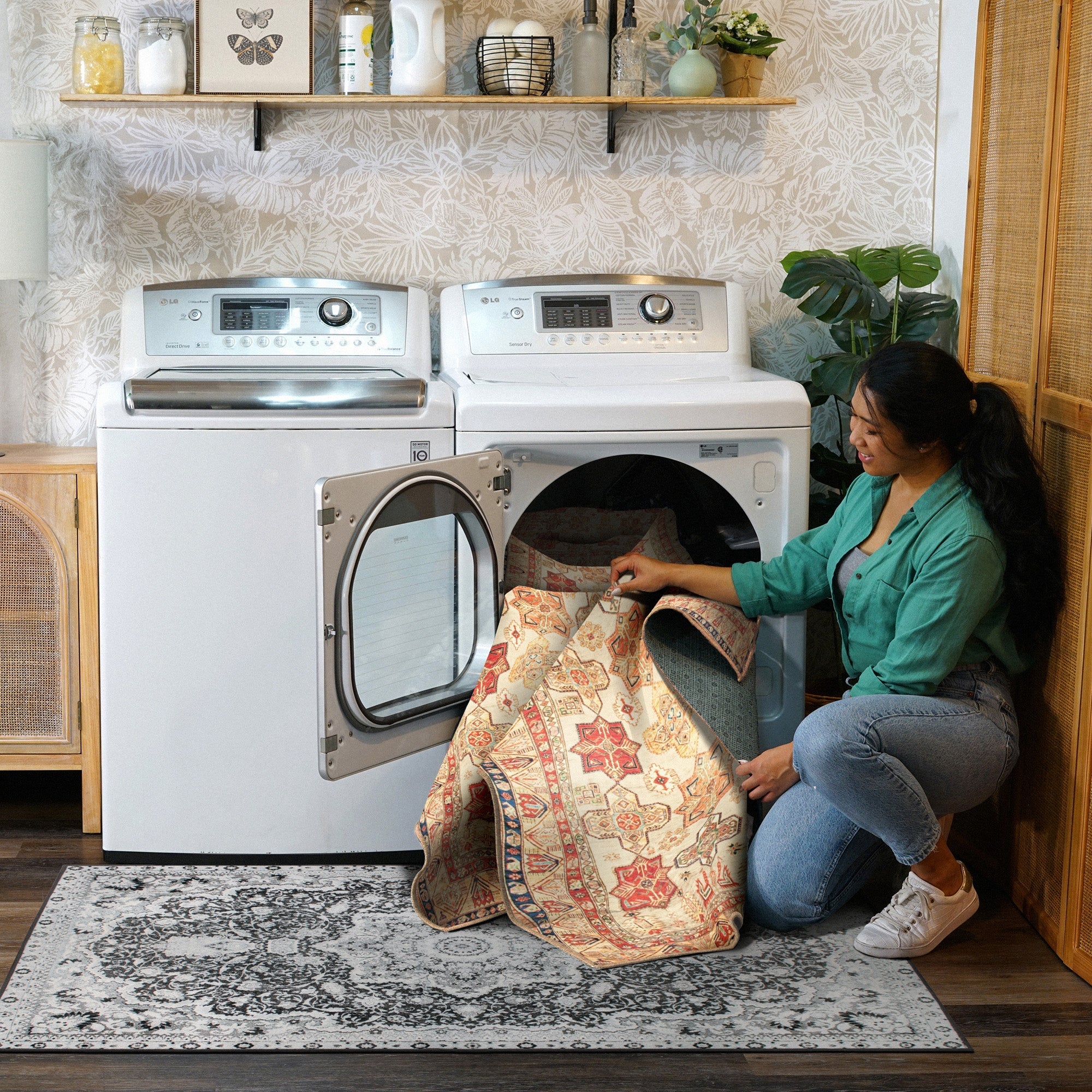 Ottoman Natural Washable Rug