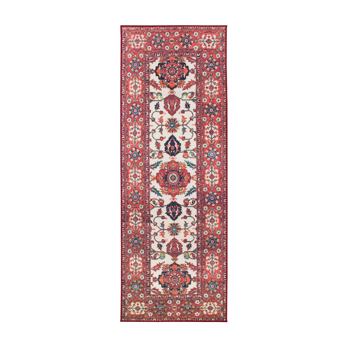 Ramage Maroon Washable Rug